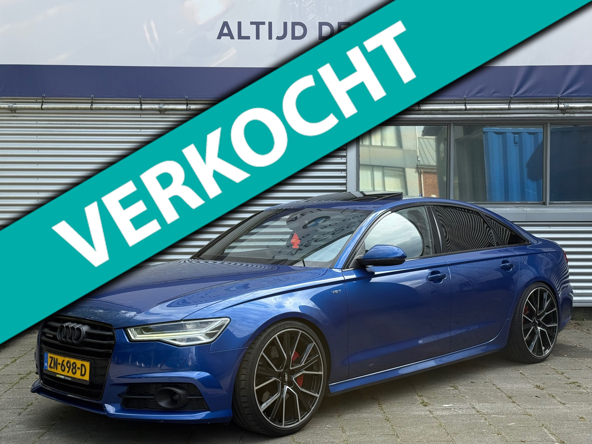 Audi A6 Limousine 3.0 TDI BiT quattro Competition l Facelift l Schuifdak l ACC l Camera l Navi l Bose l 2015 - voorkant