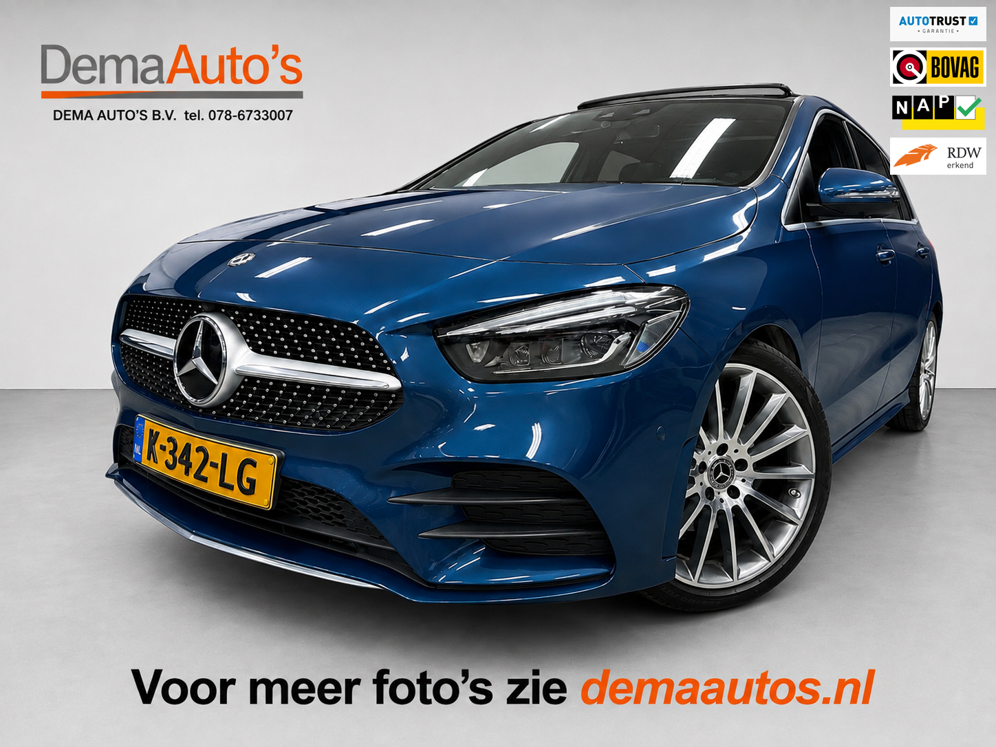 Mercedes-Benz B-klasse 180 Launch Edition Premium Plus 2021 - voorkant