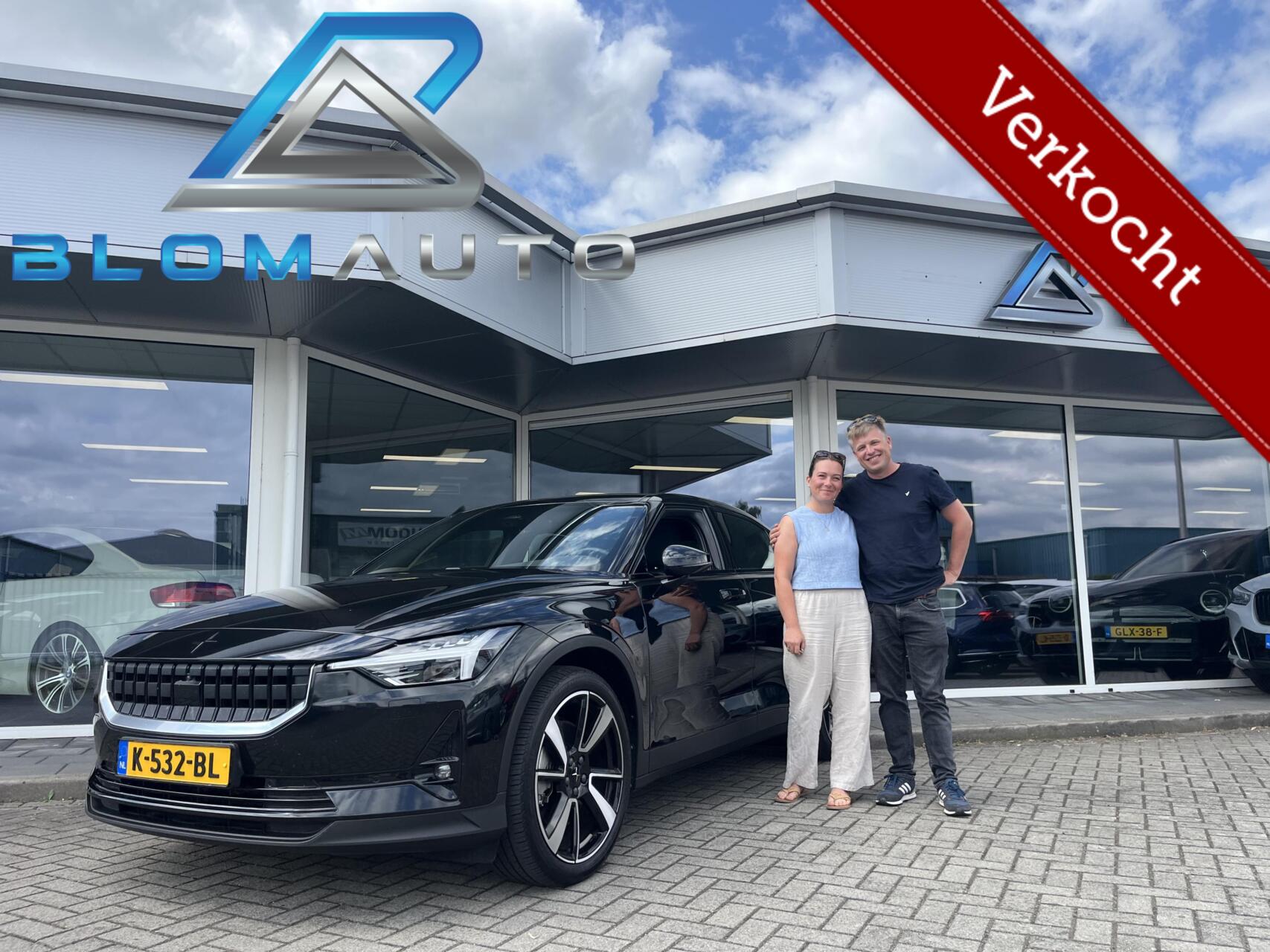 Polestar Polestar 2 Long Range Dual Motor 78kWh PANO+TREKH SOH90% 2020 - voorkant