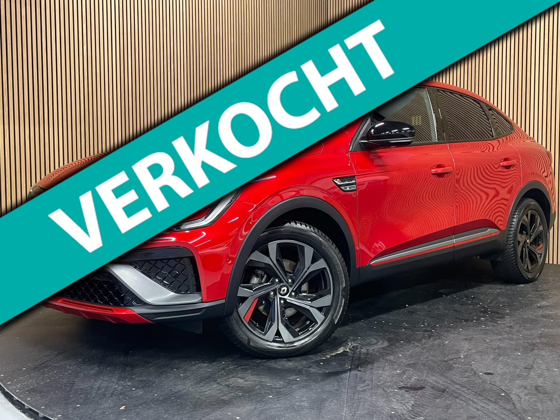Renault Arkana 1.6 E-Tech Hybrid 145 R.S. Line|CARPLAY|CAMERA|ACC|BOSE|STOEL-,STUURVERW|LANE-ASSIST|INC.BTW|1e EIG|NL-AUTO|NAP| 2022 - voorkant