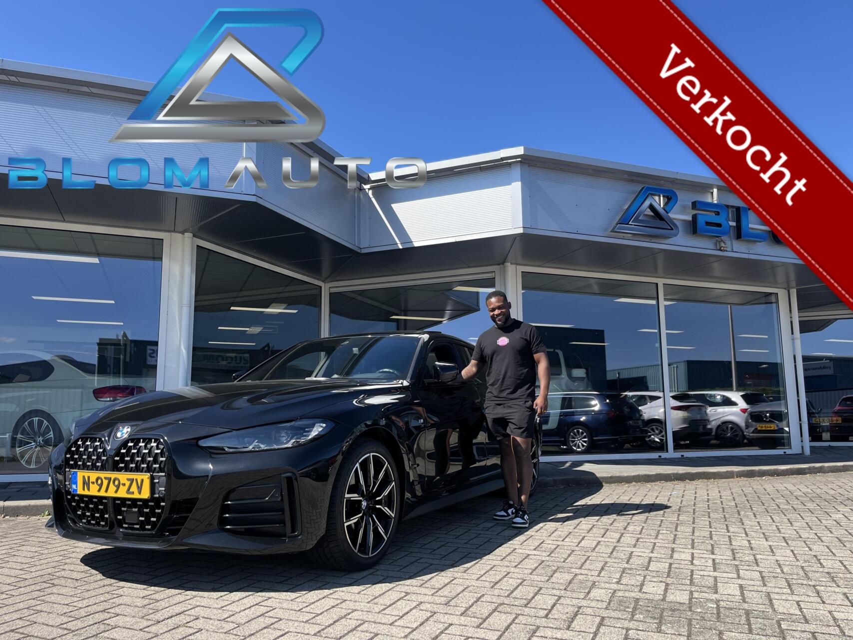 BMW 420i 420i M Sport PANO+H&K+KEYLESS+LEDER 2022 - voorkant