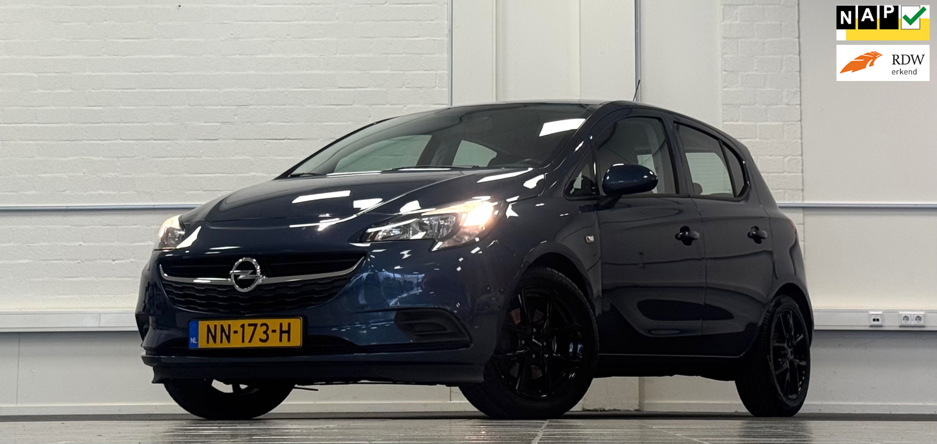 Opel Corsa-e 1.0 Turbo Edition 2e Eigenaar Trekhaak LM velgen 2017 - voorkant