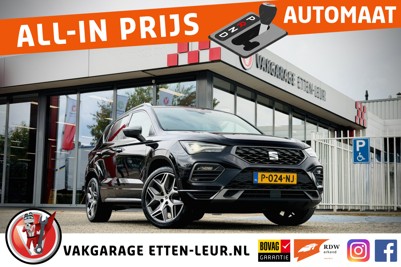 Seat Seat Ateca 1.5 FR Business Intense | 19'' | PANO | ACC | STOEL-STUURVERWARM. 2022 - voorkant