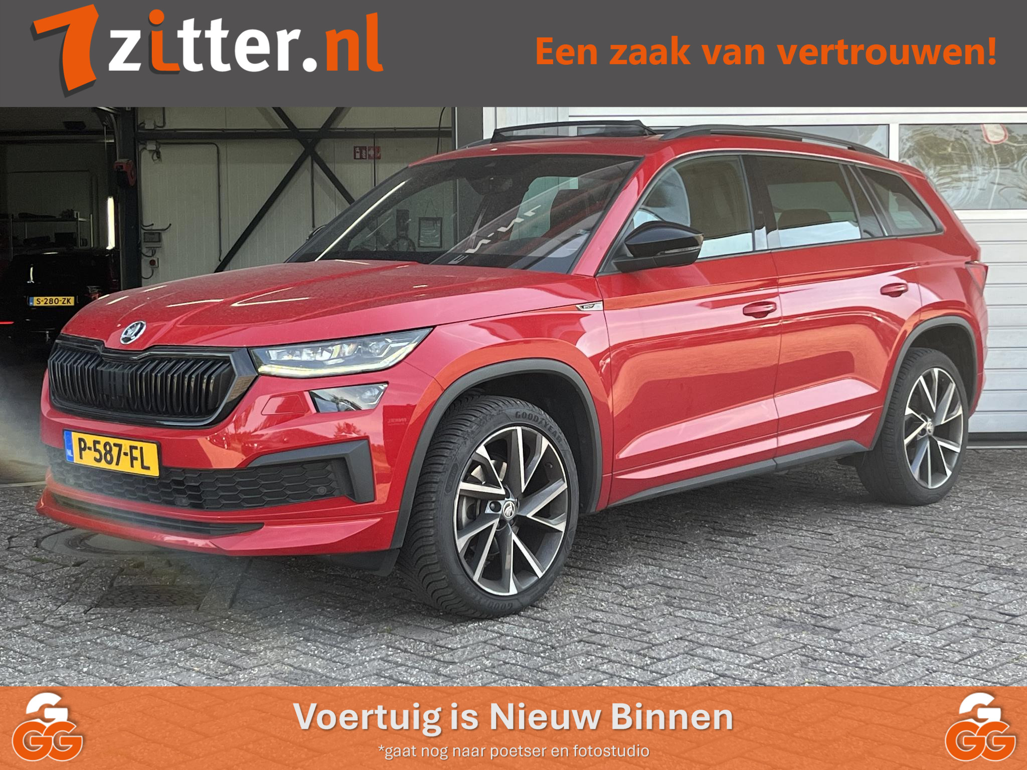 Skoda Kodiaq 1.5 TSI Sportline 7-persoons 2022 - voorkant