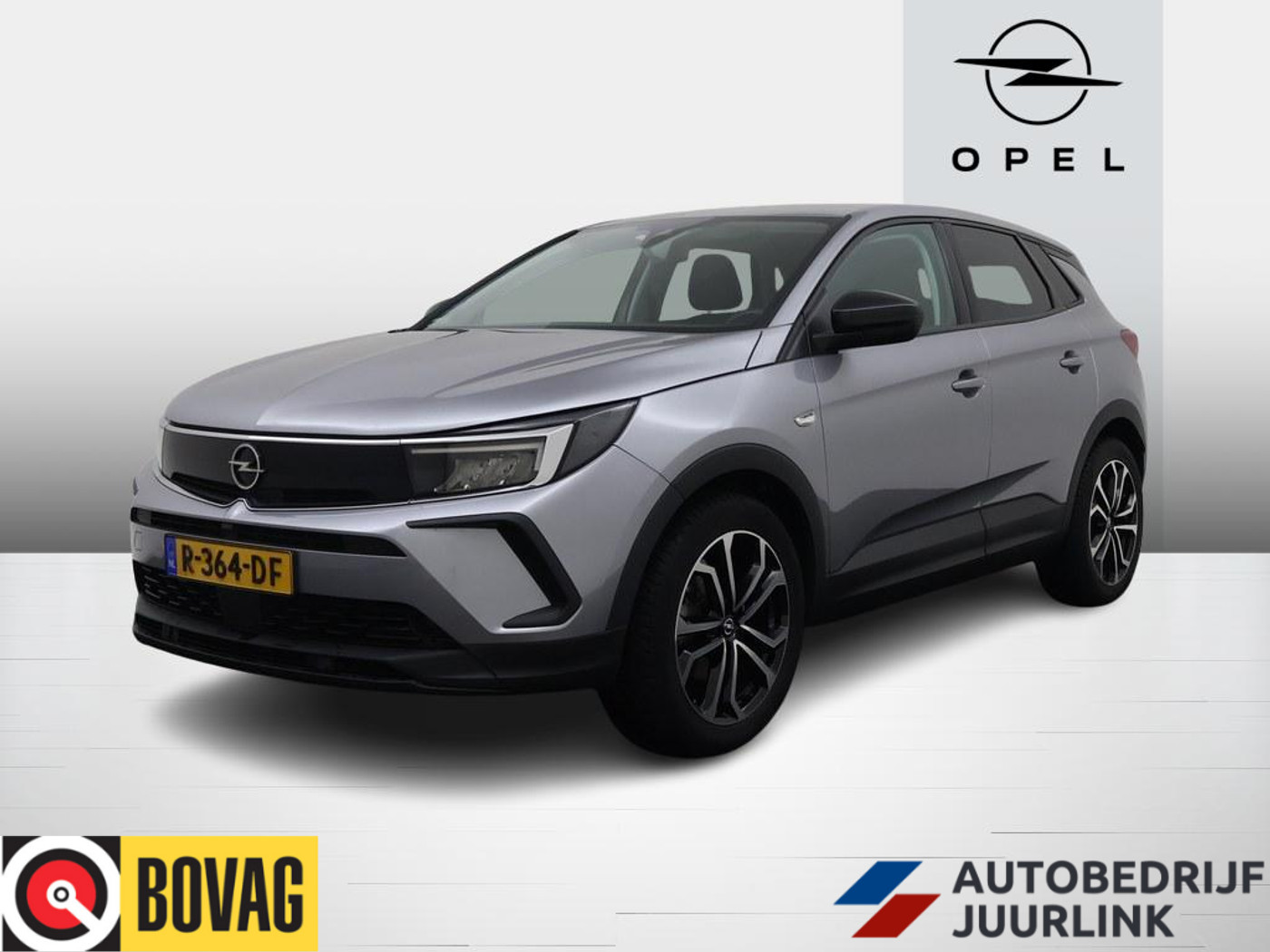 Opel Grandland X 1.2T 130pk Automaat Elegance  Trekhaak/Camera/Ecc/ 2021 - voorkant