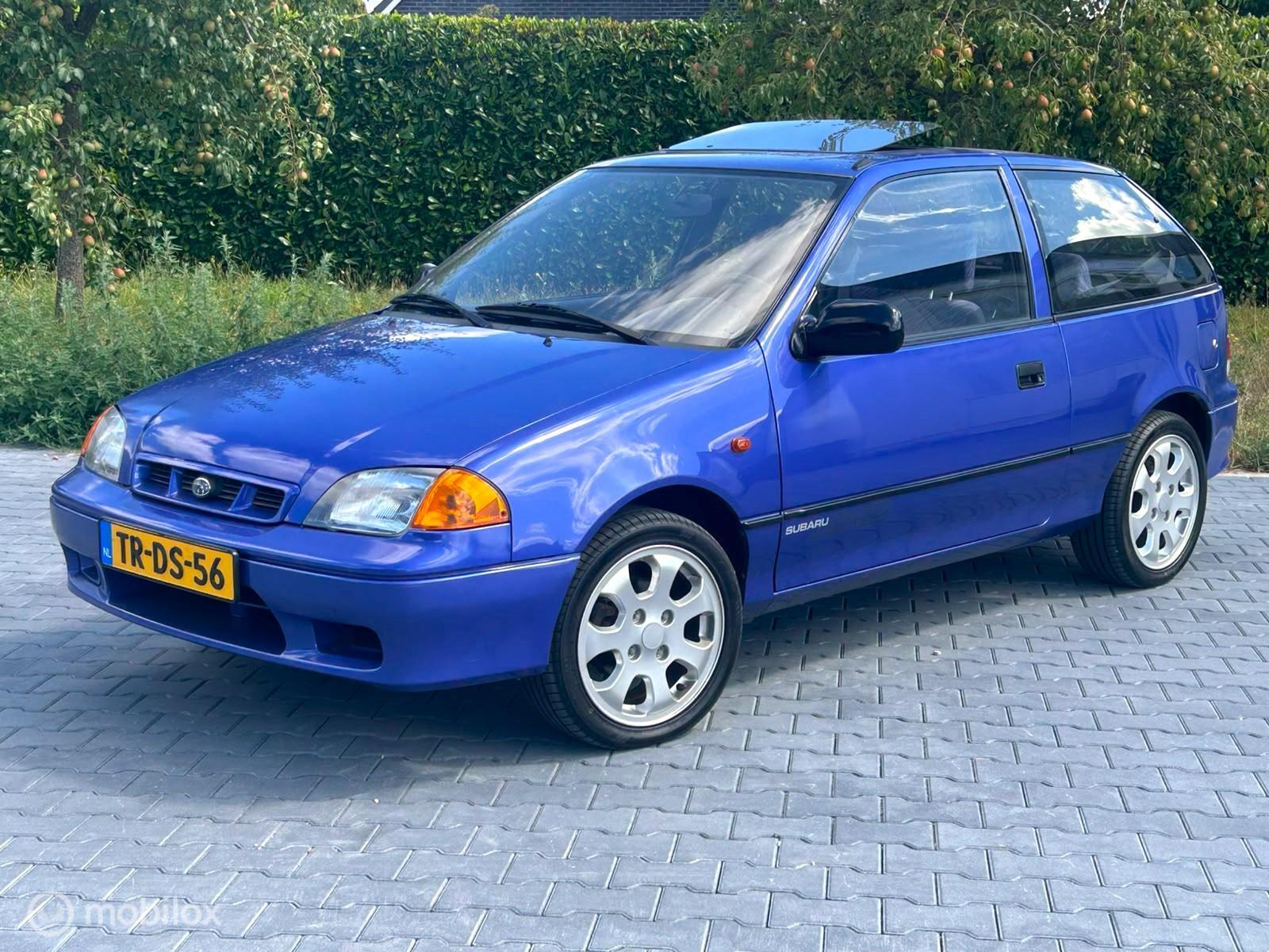 Subaru Justy 1.3 GX AWD org NL, zeer netjes, 2e eigenaar 1998 - voorkant