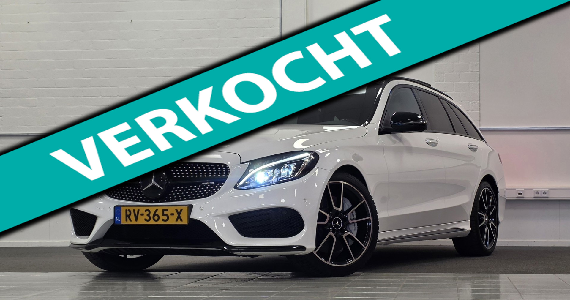 Mercedes-Benz AMG C 43 AMG 43 4MATIC 100% Dealer onderhouden Pano/Sportuitlaat/ 2016 - voorkant