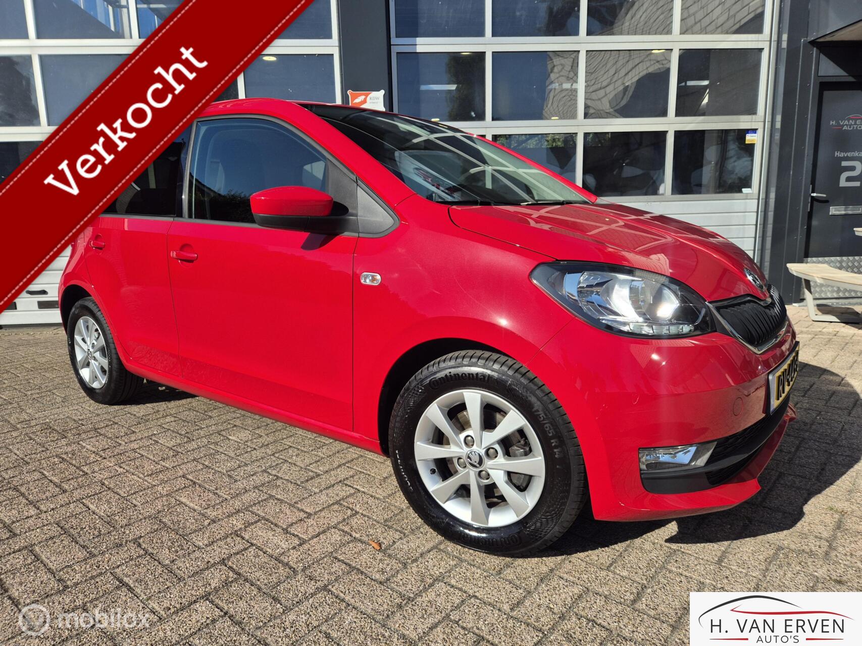 Skoda Citigo 1.0 AIRCO CRUISE PDC DEALERONDERHOUDEN NAP 2018 - voorkant