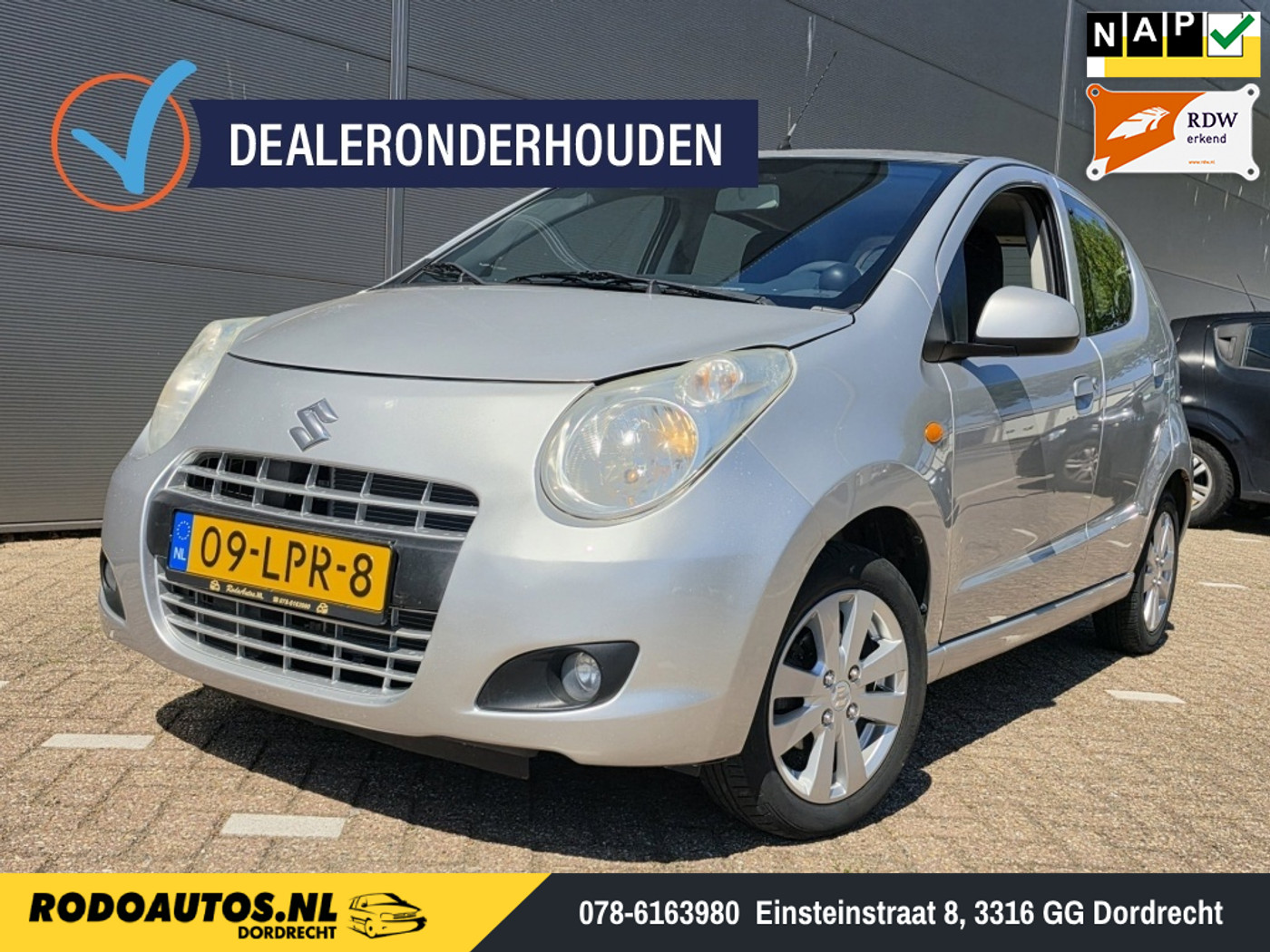 Suzuki Alto 1.0 Exclusive 5Drs Airco 70dkm Nw APK ✅ 2010 - voorkant