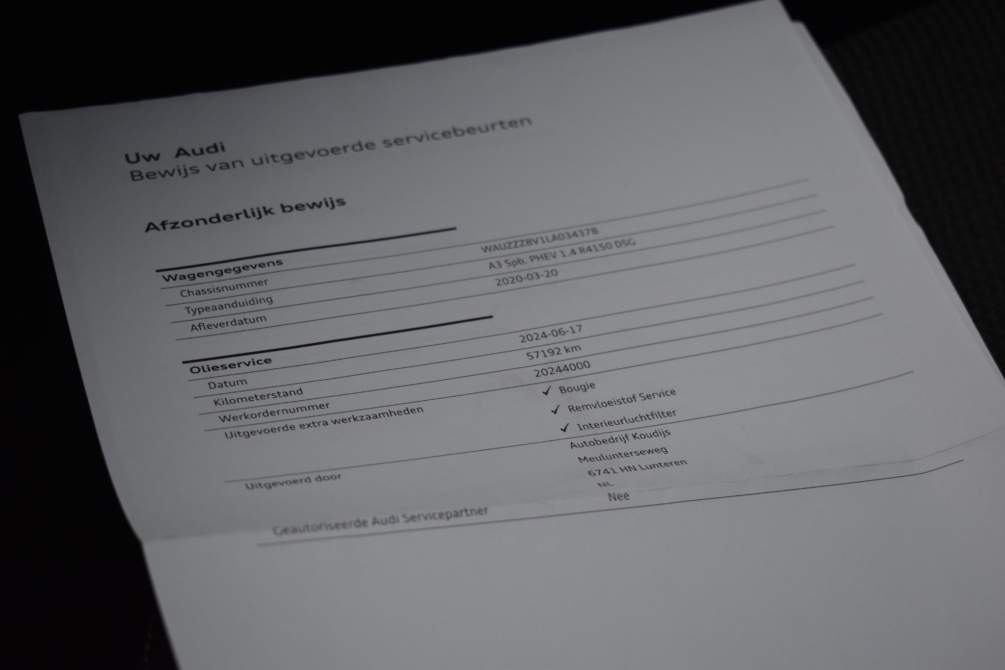 Foto van Audi A3 40 E-tron