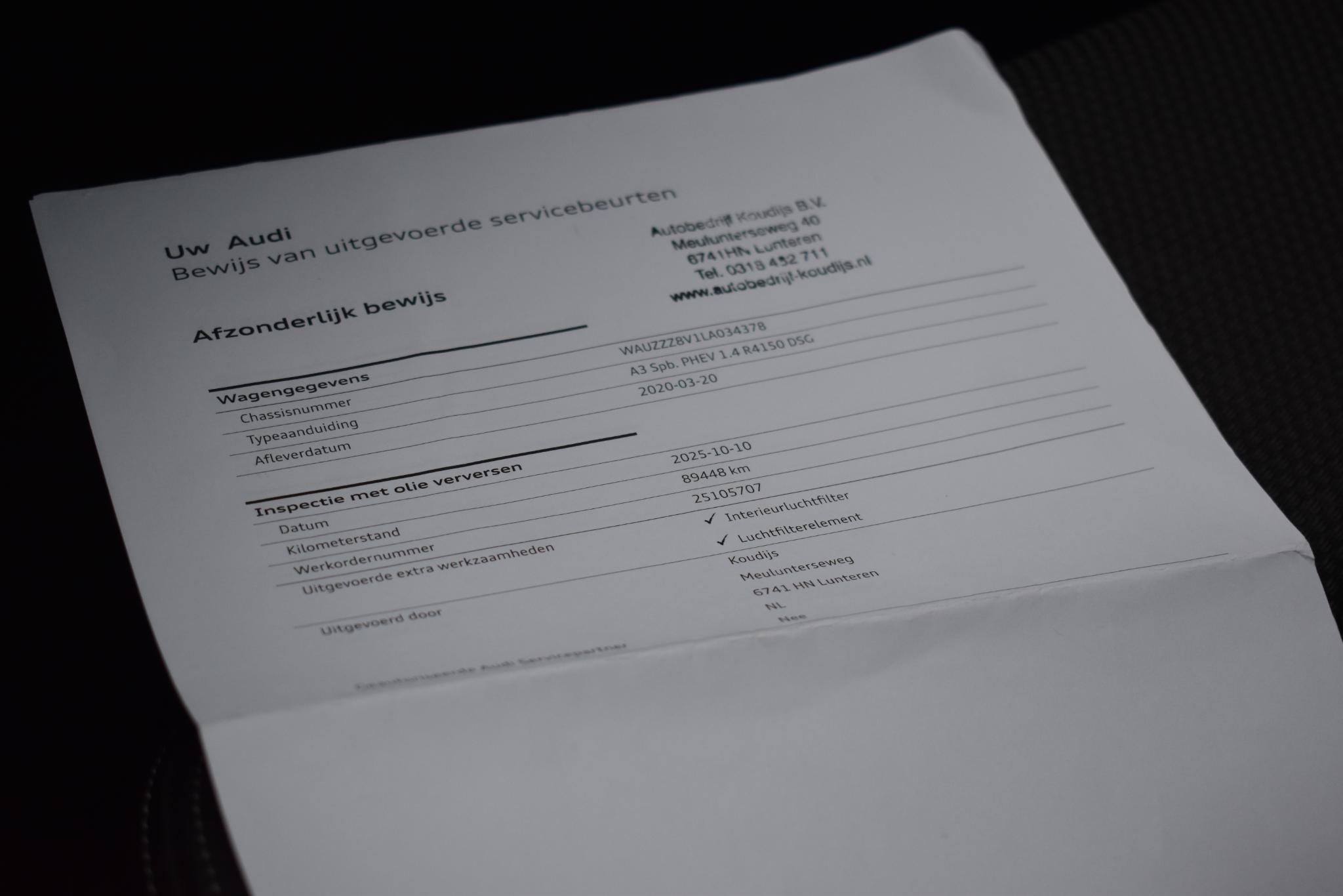 Foto van Audi A3 40 E-tron