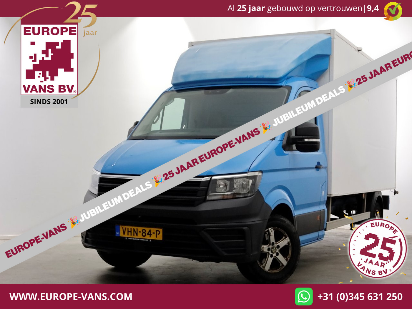Volkswagen Crafter 35 2.0 TDI E6 Bakwagen met achterdeuren 2-Persoons 11-2020 2020 - voorkant