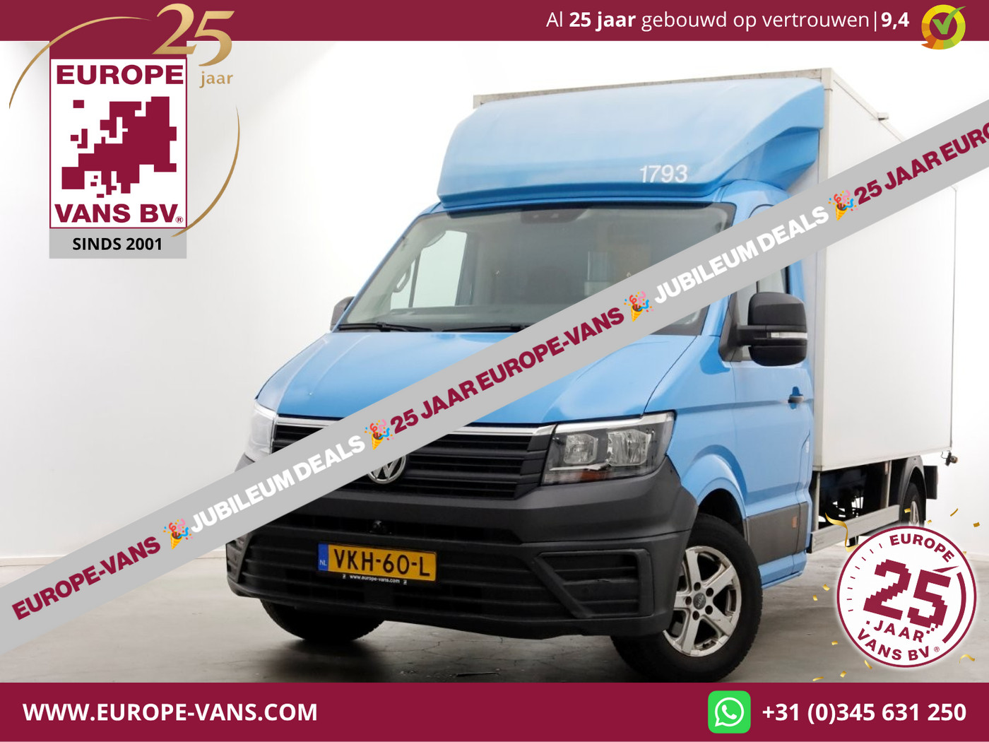 Volkswagen Crafter 35 2.0 TDI E6 Bakwagen met achterdeuren 2-Persoons 04-2021 2021 - voorkant