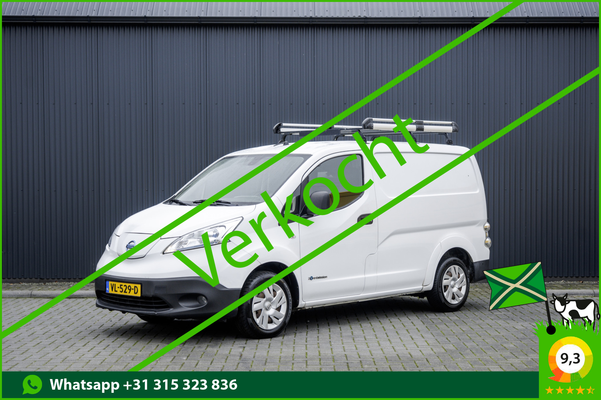 Nissan E-nv200 | Camera | Navi | Stoel/Stuurverw | Cruise | Airco | Business 2014 - voorkant