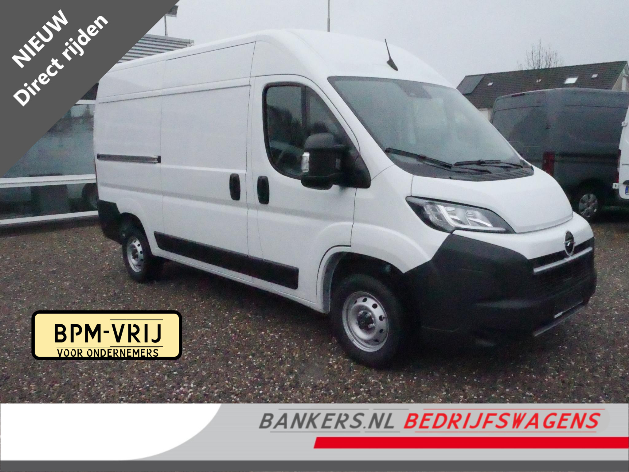 Opel Movano 2.2D 140PK, L2H2, Airco, cam. NIEUW BPM-vrij 2024 - voorkant