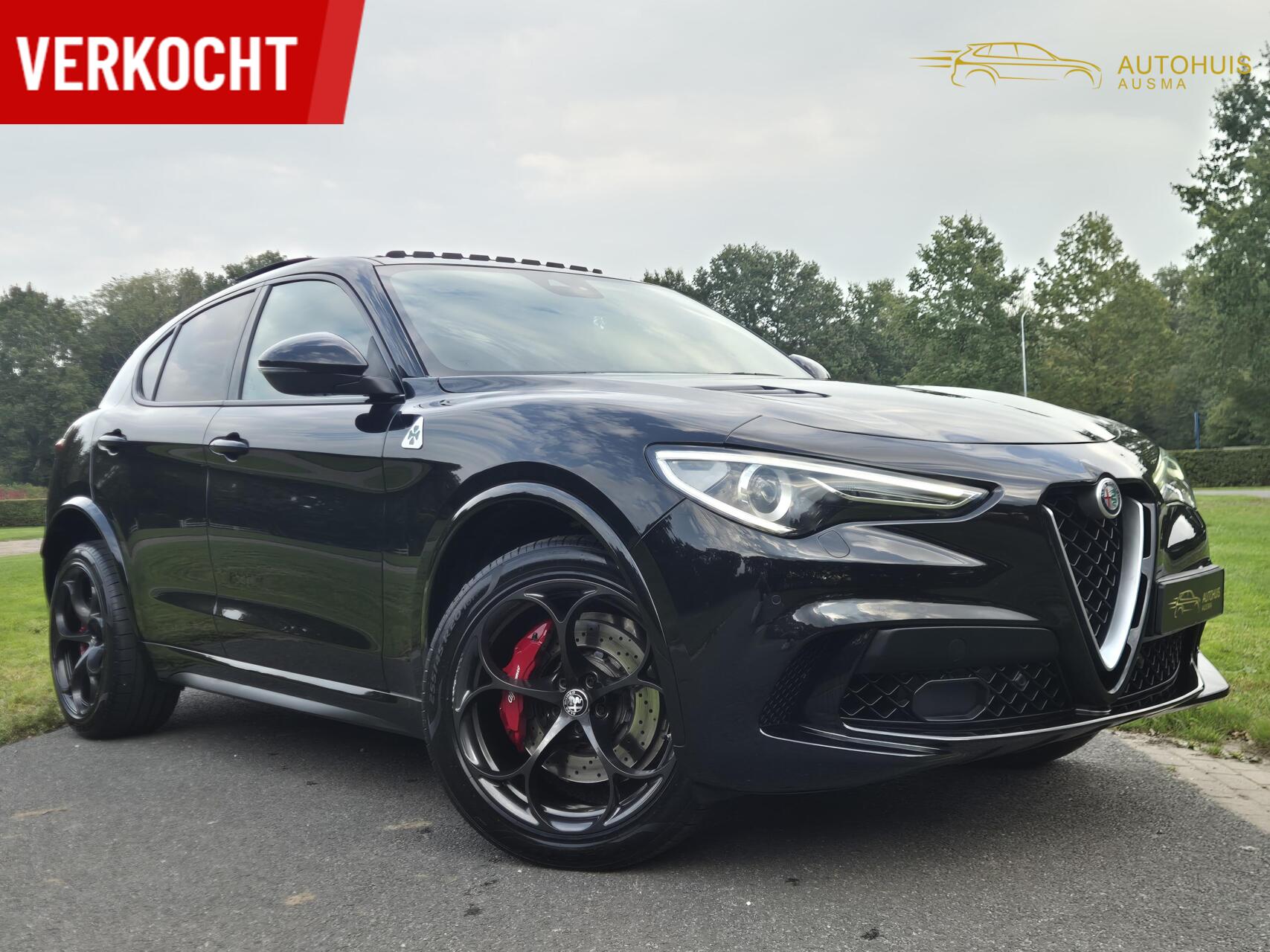 Alfa Romeo Stelvio Quadrifoglio 2.9 V6 AWD Quadrifoglio 511PK/Pano/Harman 2018 - voorkant