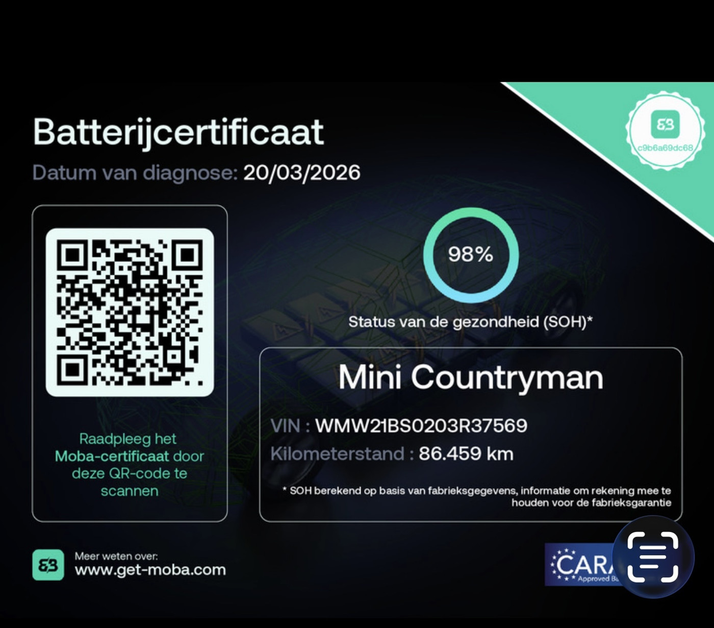 Foto van Mini Countryman Cooper Se All4