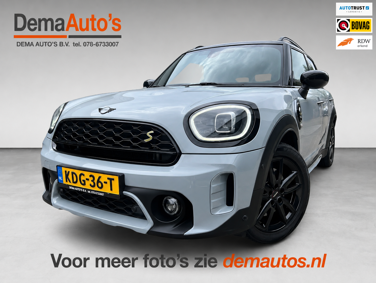 Mini Countryman Cooper Se All4 1.5 Cooper S E ALL4 Untamed Edition SOH98% 224PK/PANO/H-KARDON/H-UP/LEDER/CAM/V-COCKPIT/NAVI/DAB/// 2023 - voorkant