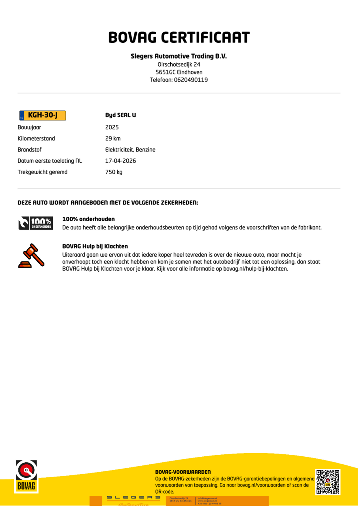Foto van BYD Seal U