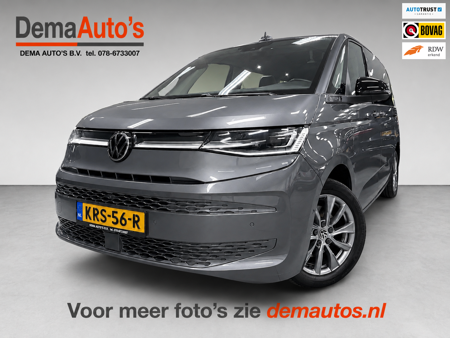 Volkswagen Multivan 1.4 eHybrid ENERGETIC  NAVI/CARPLAY/DAB/ADAPT-CRUISE/TREKH/LED/ECC/PDC/// 2023 - voorkant