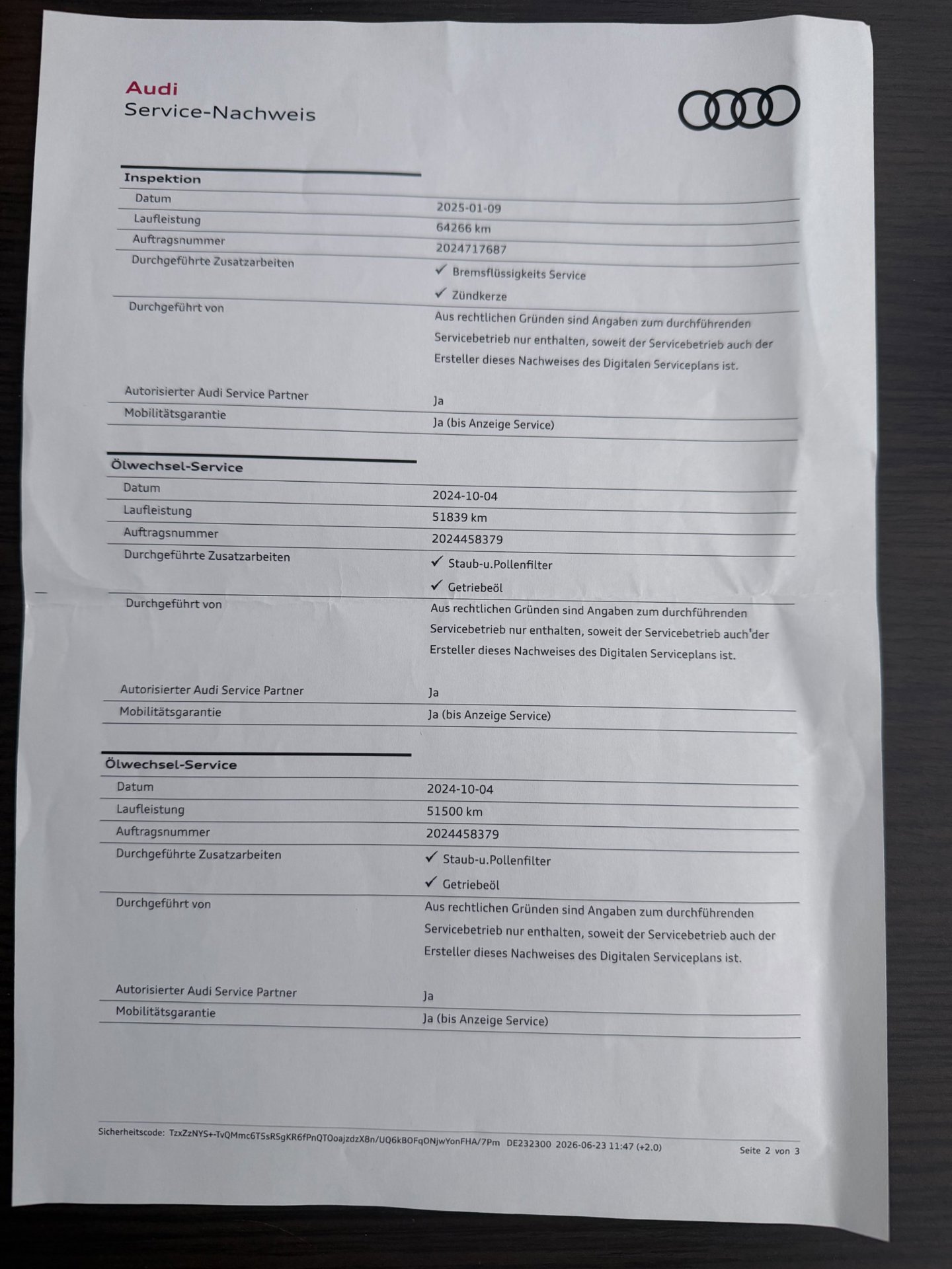 Foto van Audi Q3 Sportback