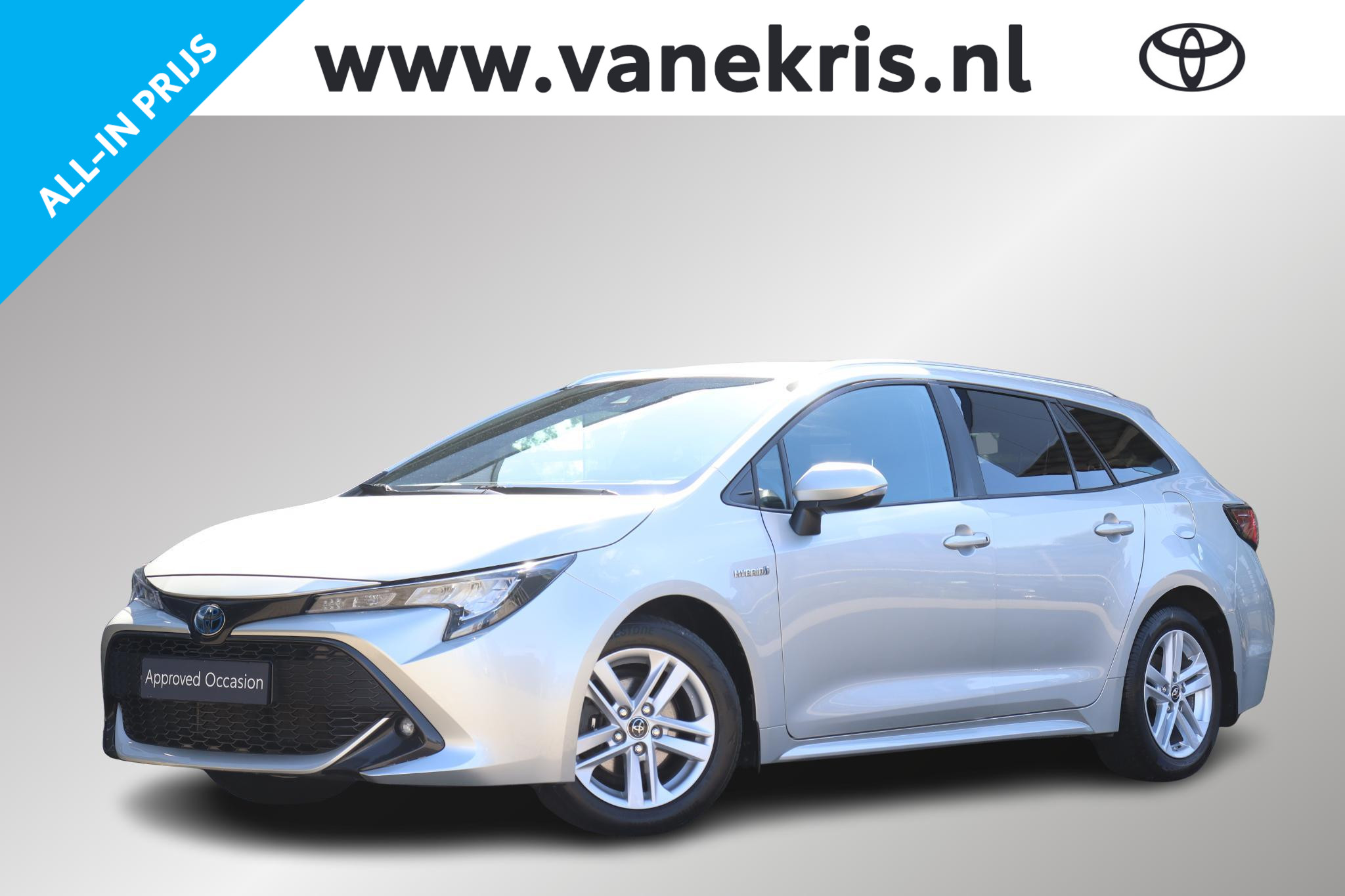 Toyota Corolla Touring Sports 1.8 Hybrid Dynamic, Head Up Display, Trekhaak 2021 - voorkant