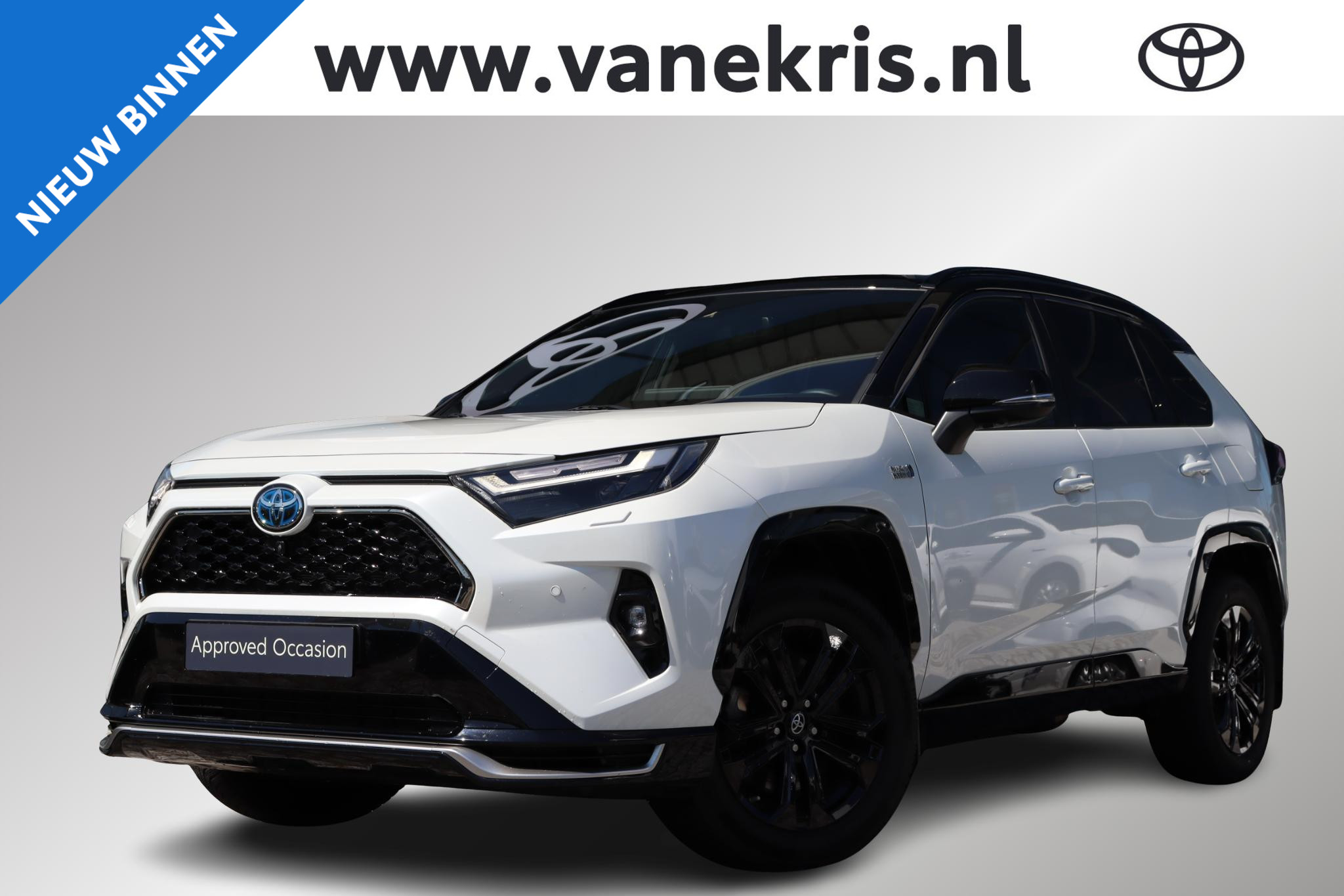 Toyota Rav4 2.5 Plug-in Hybrid AWD Bi-Tone Plus, Trekhaak 2023 - voorkant