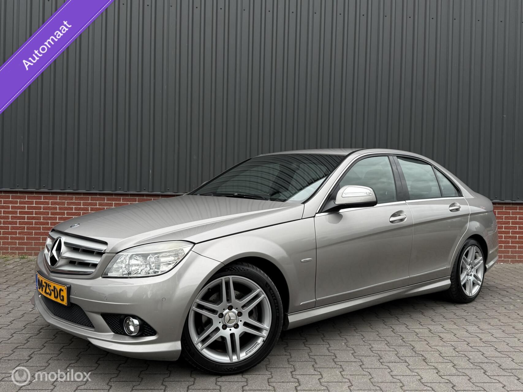 Mercedes-Benz C 200 Kompressor C200 Avantgarde Aut AMG Carplay Cruise Apk Xenon NL Auto 2008 - voorkant