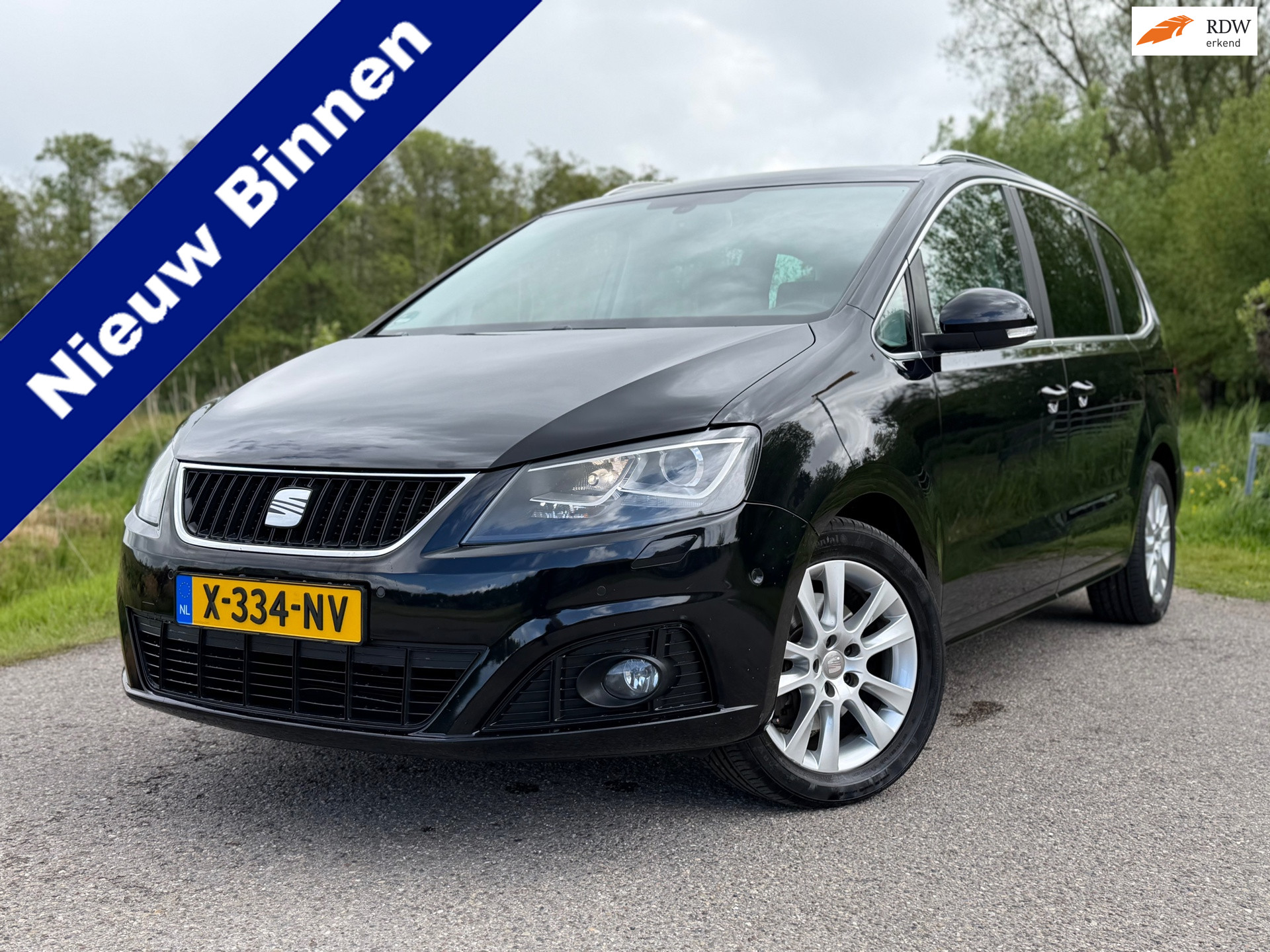 Seat Alhambra 1.4 TSI Reference 7persoons / Automaat / Perfect onderhouden / Camera / Panorama dak / Stoelverwarming / LM Velgen 2012 - voorkant