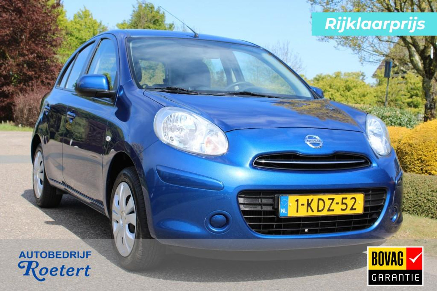 Nissan Nissan Micra 1.2 DIG-S Acenta 98pk 5-deurs/Airco/Bluetooth/RadioCD 2013 - voorkant