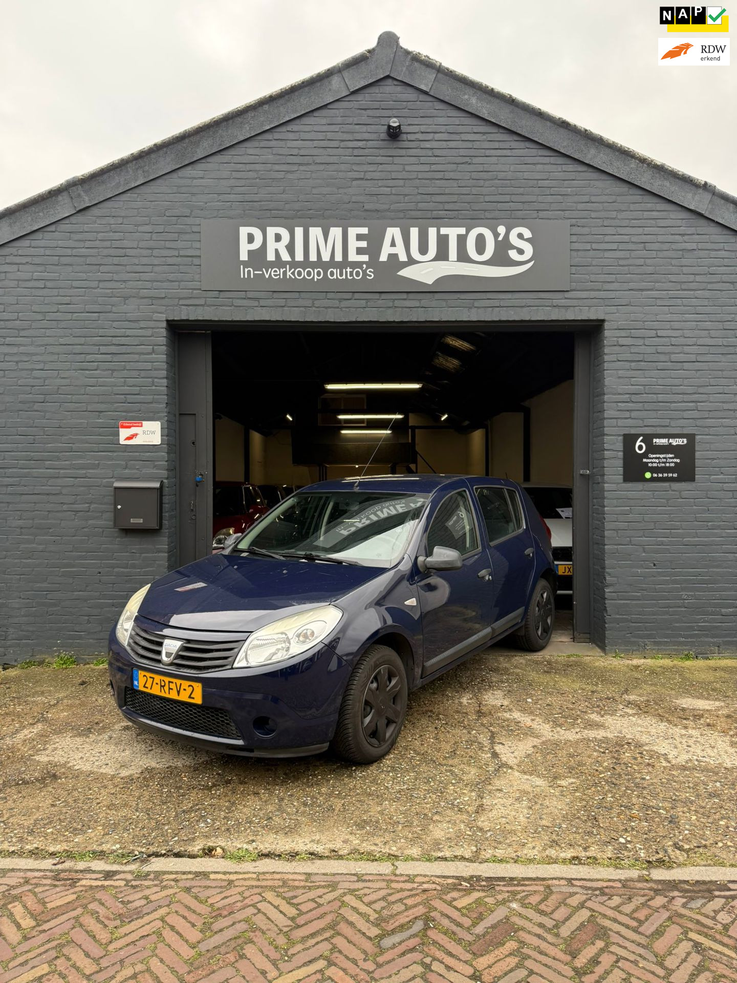 Dacia Sandero 1.2 Ambiance NWE Koppeling | Airco 2011 2011 - voorkant