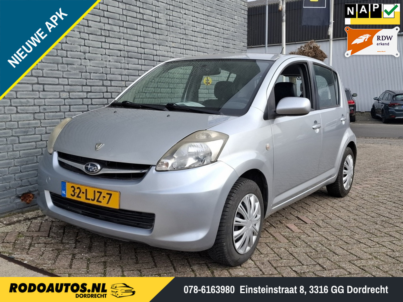Subaru Justy Daihatsu Sirion 1.0 Comfort 5-Drs Airco/Leer✅ 2011 - voorkant