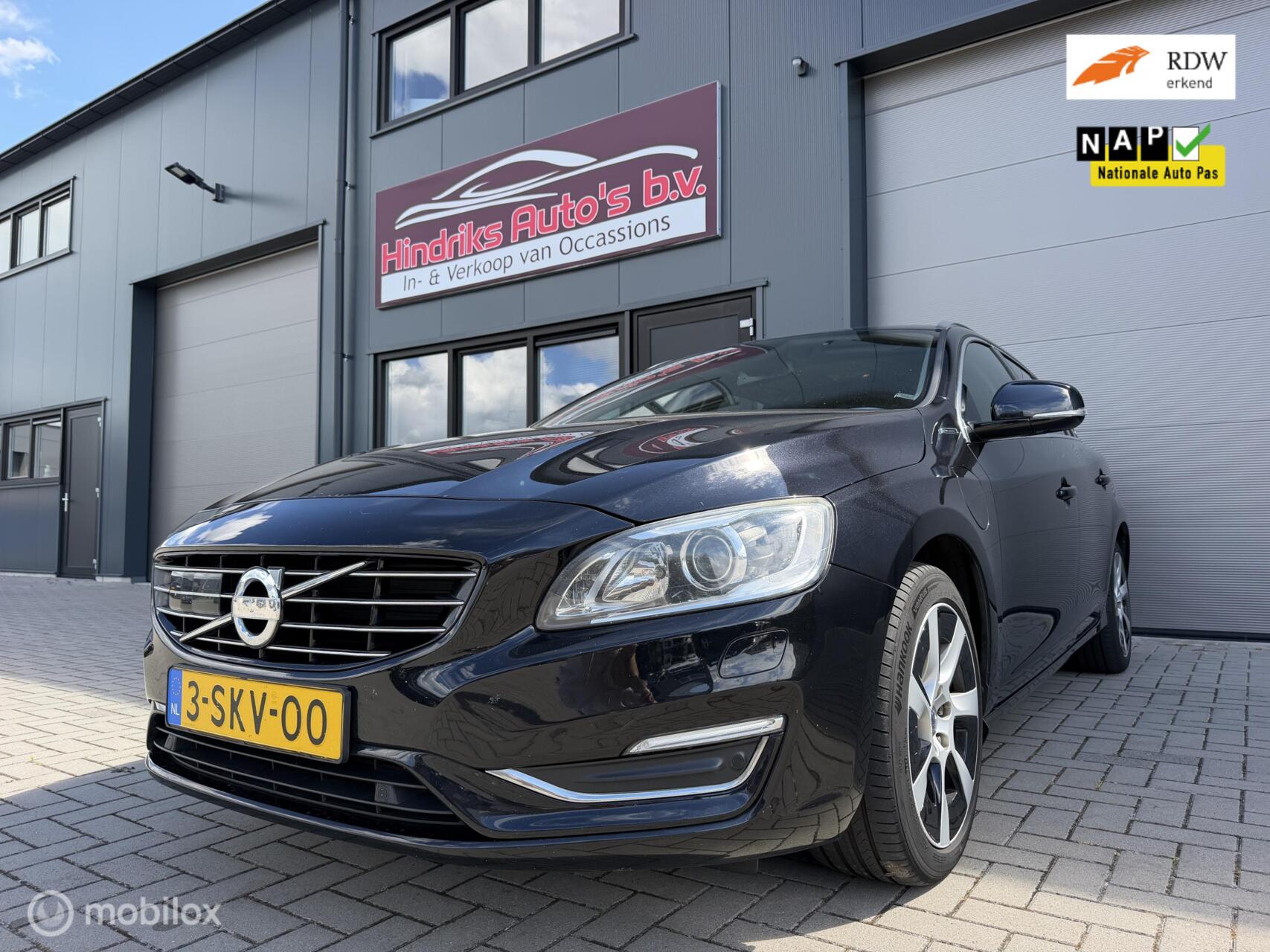 Volvo V60 2.4 D6 AWD Plug-In Hybrid Summum 2013 - voorkant