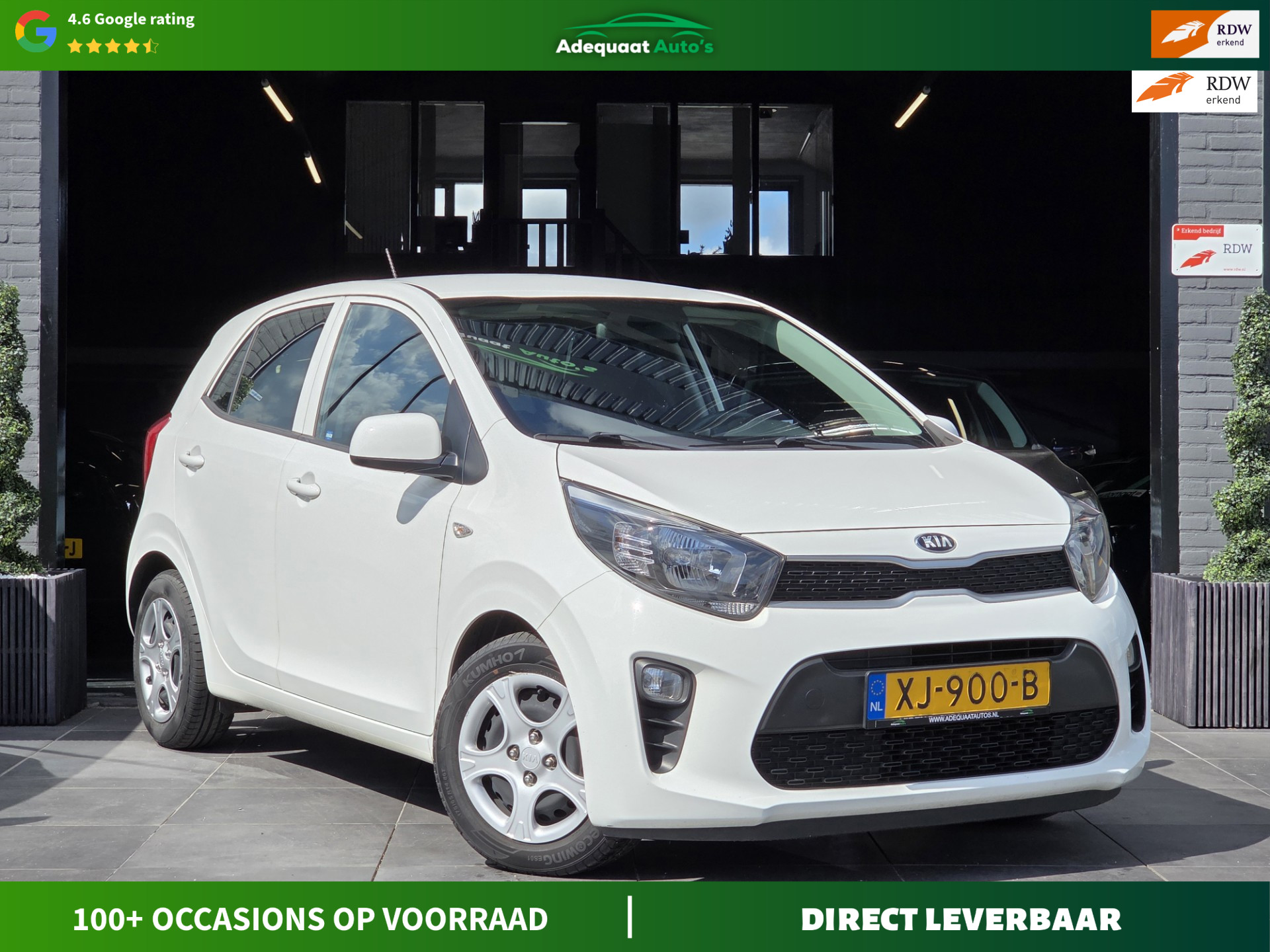 Kia Picanto 1.0 CVVT EconomyPlusLine 2019 - voorkant