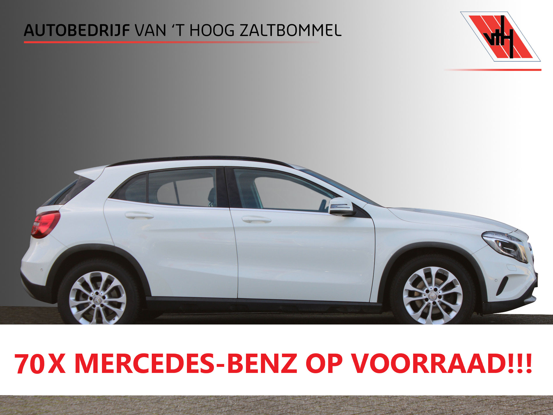 Mercedes-Benz Gla 180 AUT7 Ambition STYLE PAKKET CAMERA NAVI XENON 2016 - voorkant