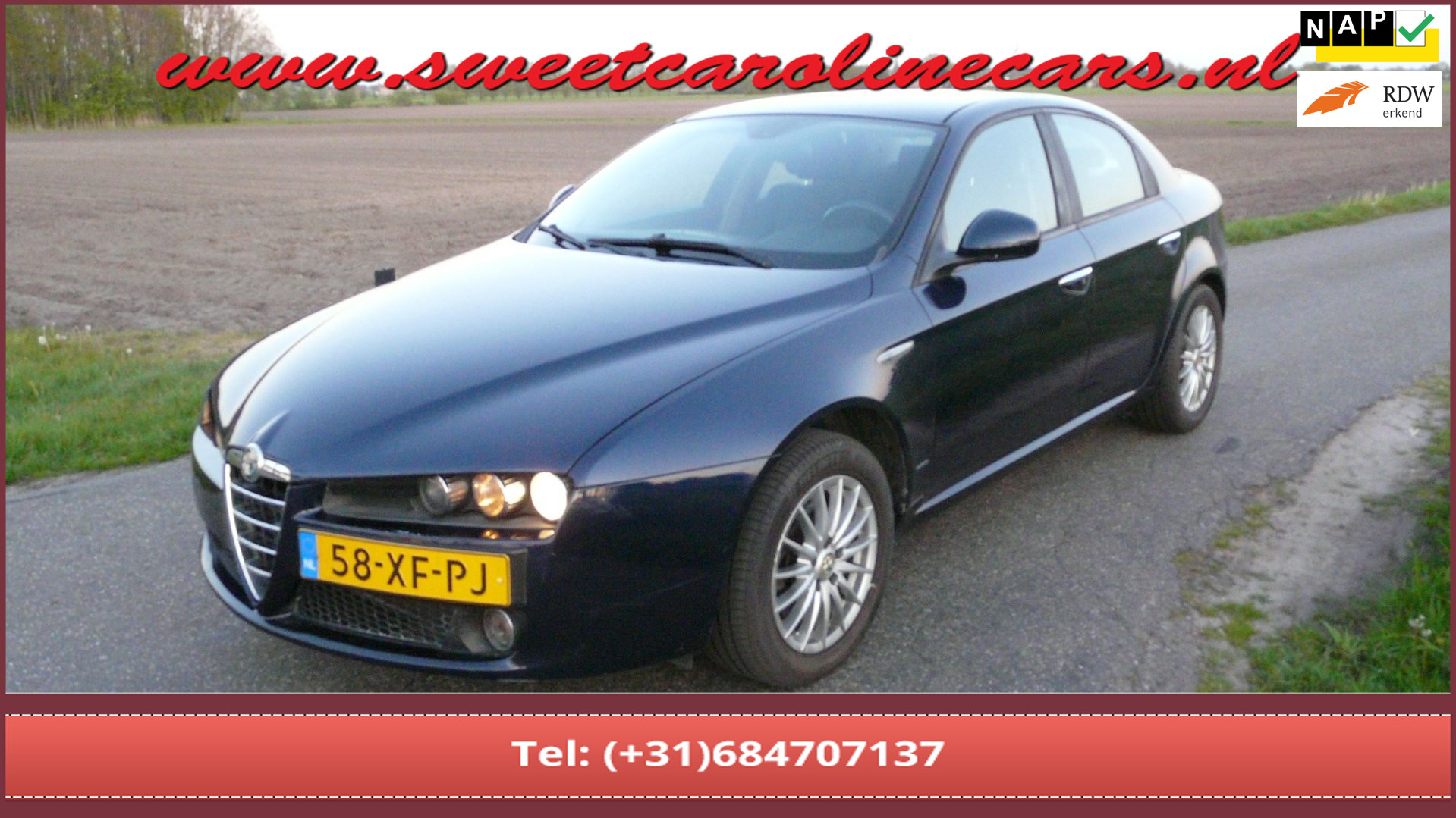 Alfa Romeo Alfa Romeo 159 2.2 JTS Business,Leder,Lmv's,...VOL! 2008 - voorkant
