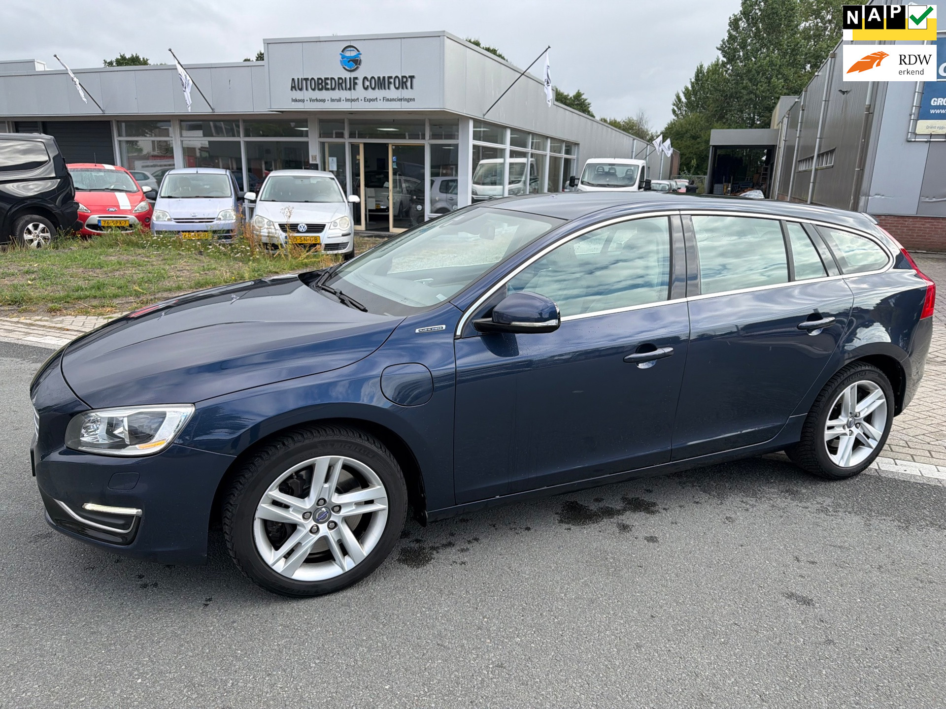 Volvo V60 Plug In Hybrid 2.4 D6 AWD Plug-In Hybrid Summum 2014 - voorkant