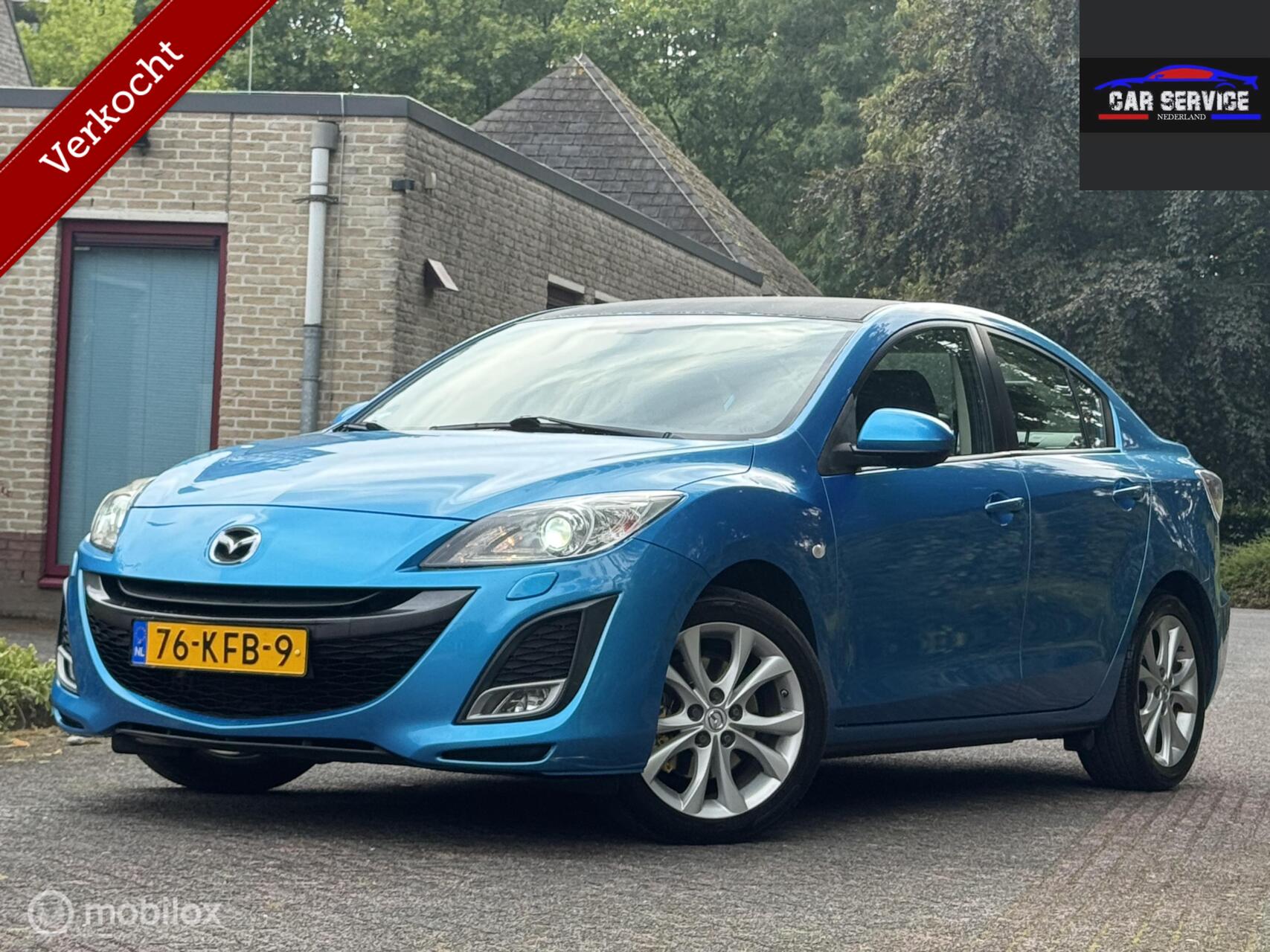 Mazda Mazda 3 2.0 DiSi GT-L/KEYLESS/NAVI/PDC/STLVW/TREKHAAK/NAP/APK 2009 - voorkant