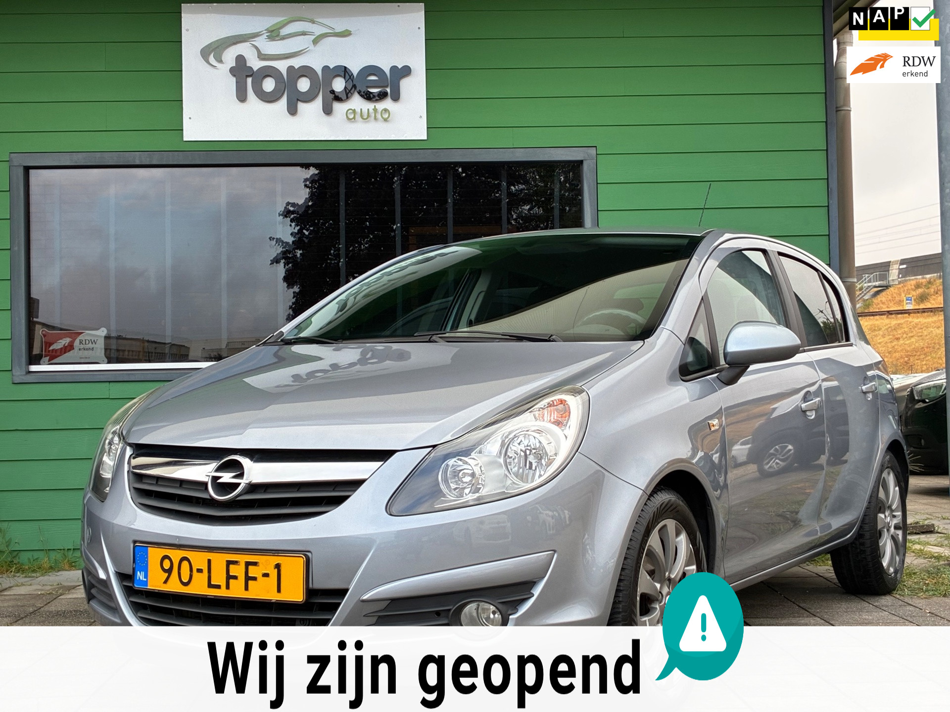 Opel Corsa 1.2-16V '111' Edition|CruiseControl|Airco|Elektr.ramen|LM-Velgen|Nieuwe APK|NAP| 2010 - voorkant