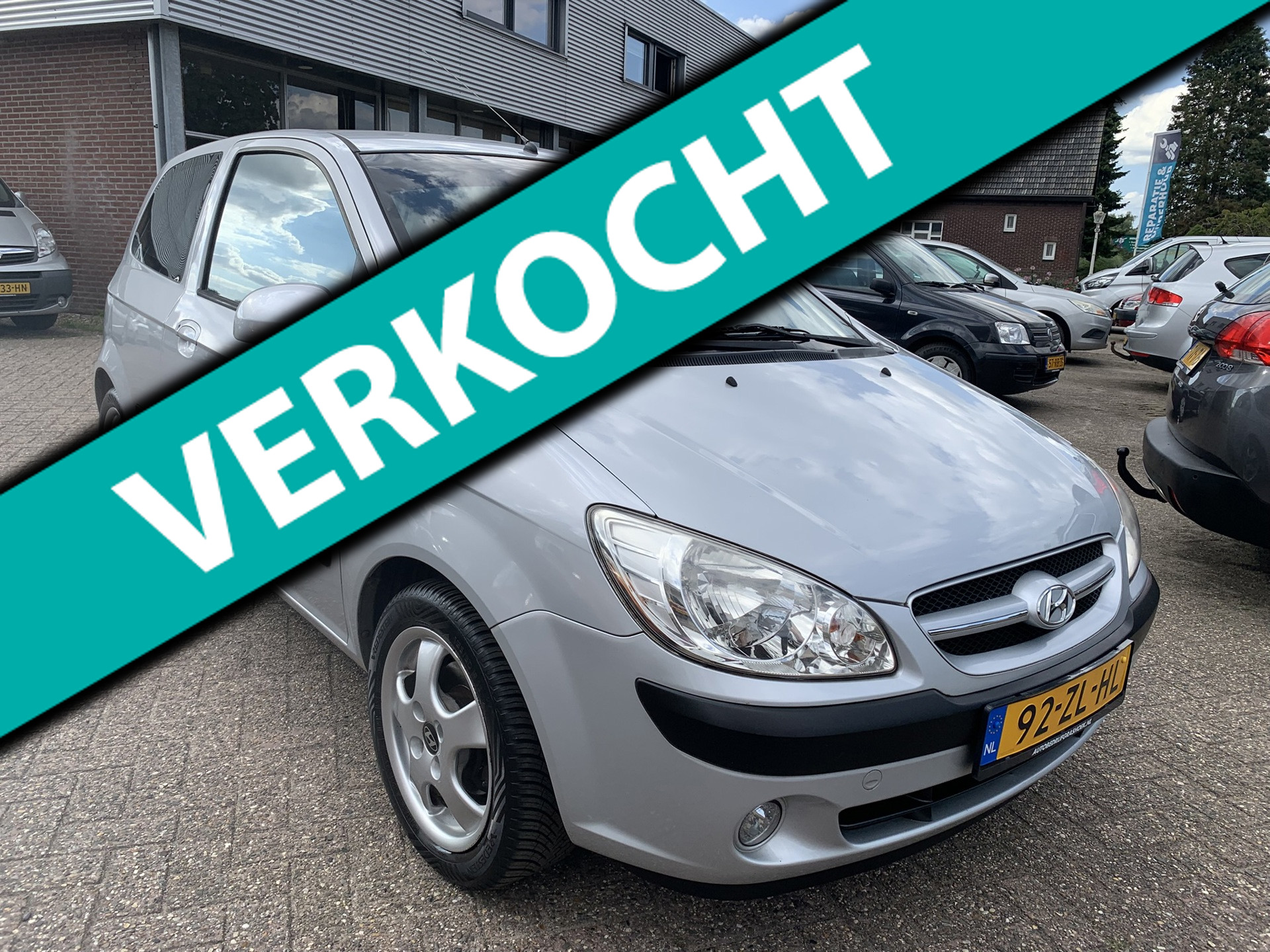 Hyundai Getz 1.4i Active Cool 2008 € 3.250,- ALS NIEUW 1 JR. APK ZO MEE 2008 - voorkant