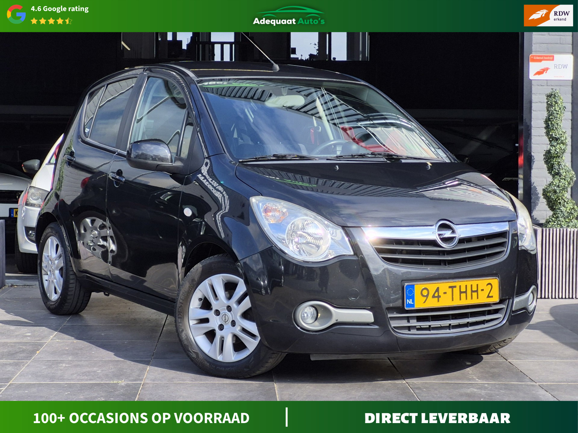 Opel Agila 1.0 Edition|1e eig|NAP|Airco|El.Ramen|APK 2012 - voorkant
