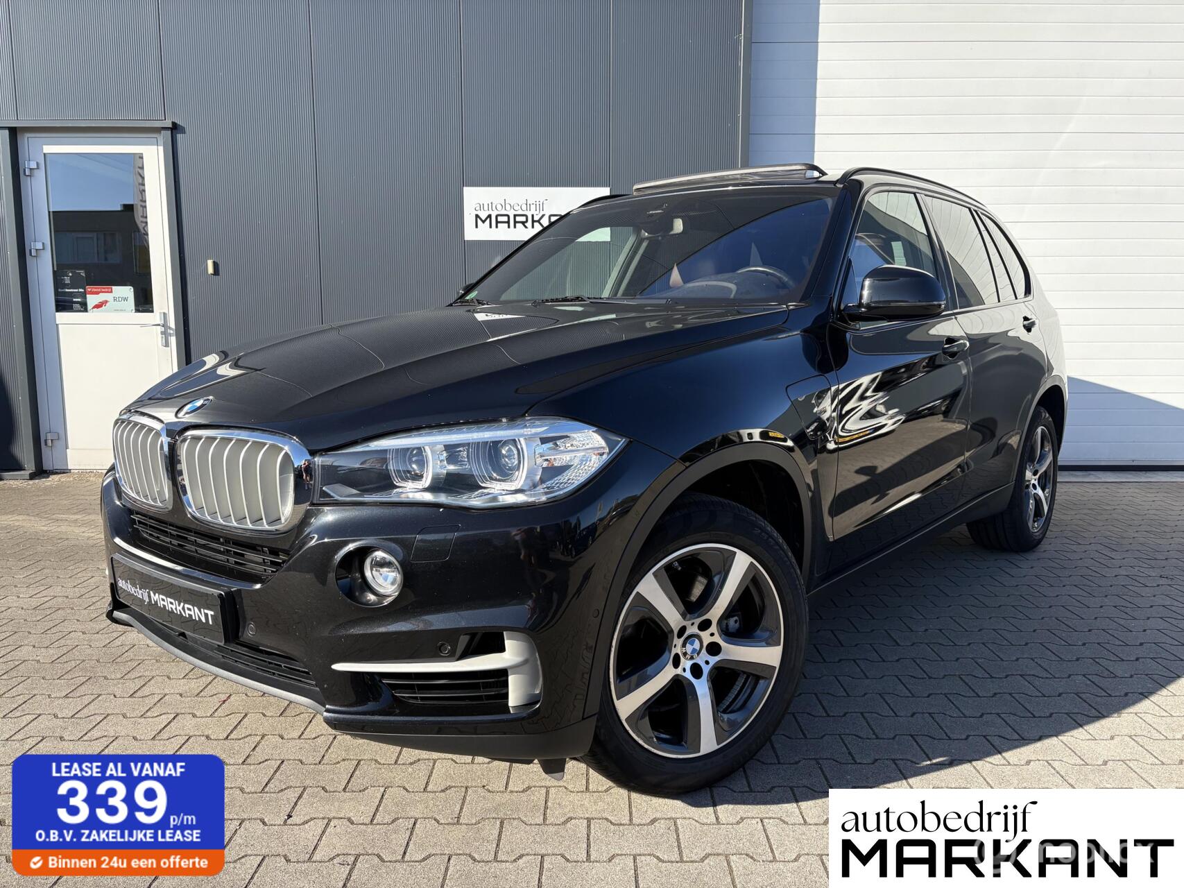 BMW X5 Xdrive40e xDrive40e High Exe Panorama / Trekhaak / Camera / LED 2016 - voorkant