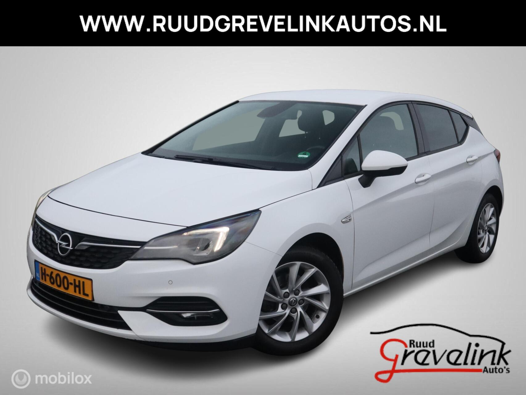 Opel Astra 5Drs 1.2 110 PK H6 Navi Stoel+Stuurverw LedKoplamp Parkeersensoren 2020 - voorkant