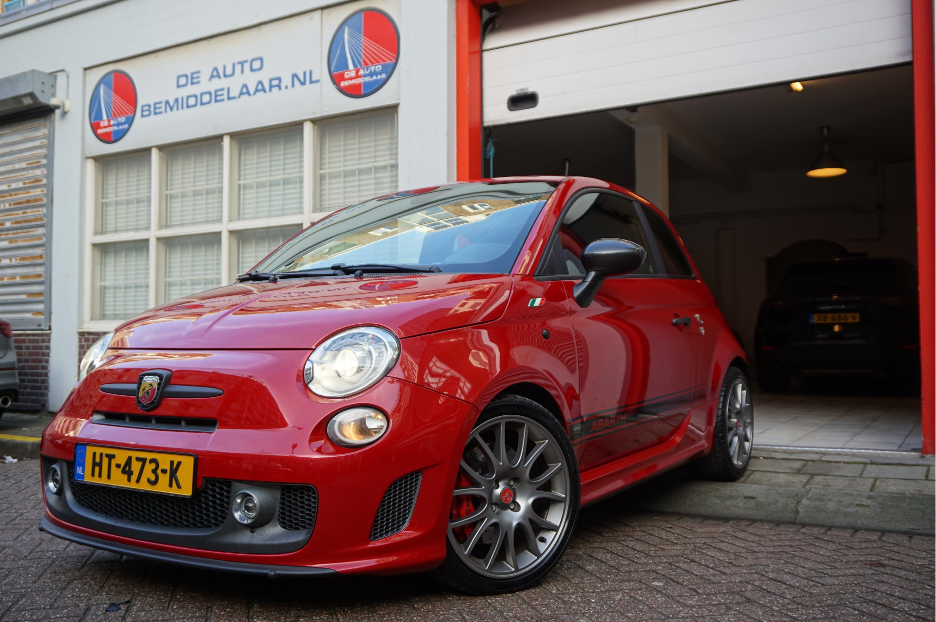 Fiat Abarth 500 1.4 T-Jet Abarth 595 Competizione BREMBO | CARBON | INTERSCOPE | Schaalstoelen | 2015 - voorkant
