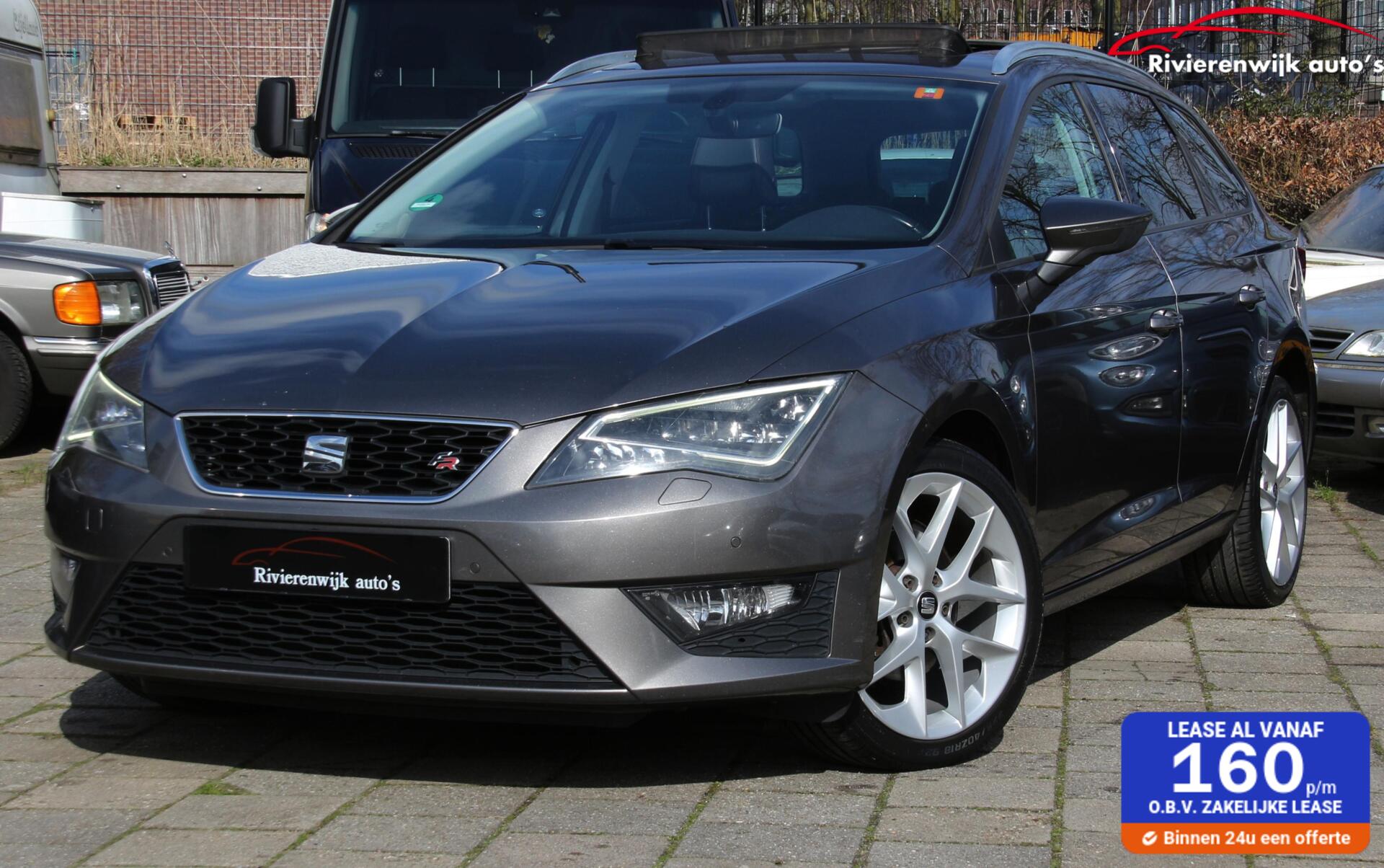 Seat Leon ST 1.4 EcoTSI FR Led Pano Trekhaak Camera Cruise 2016 - voorkant