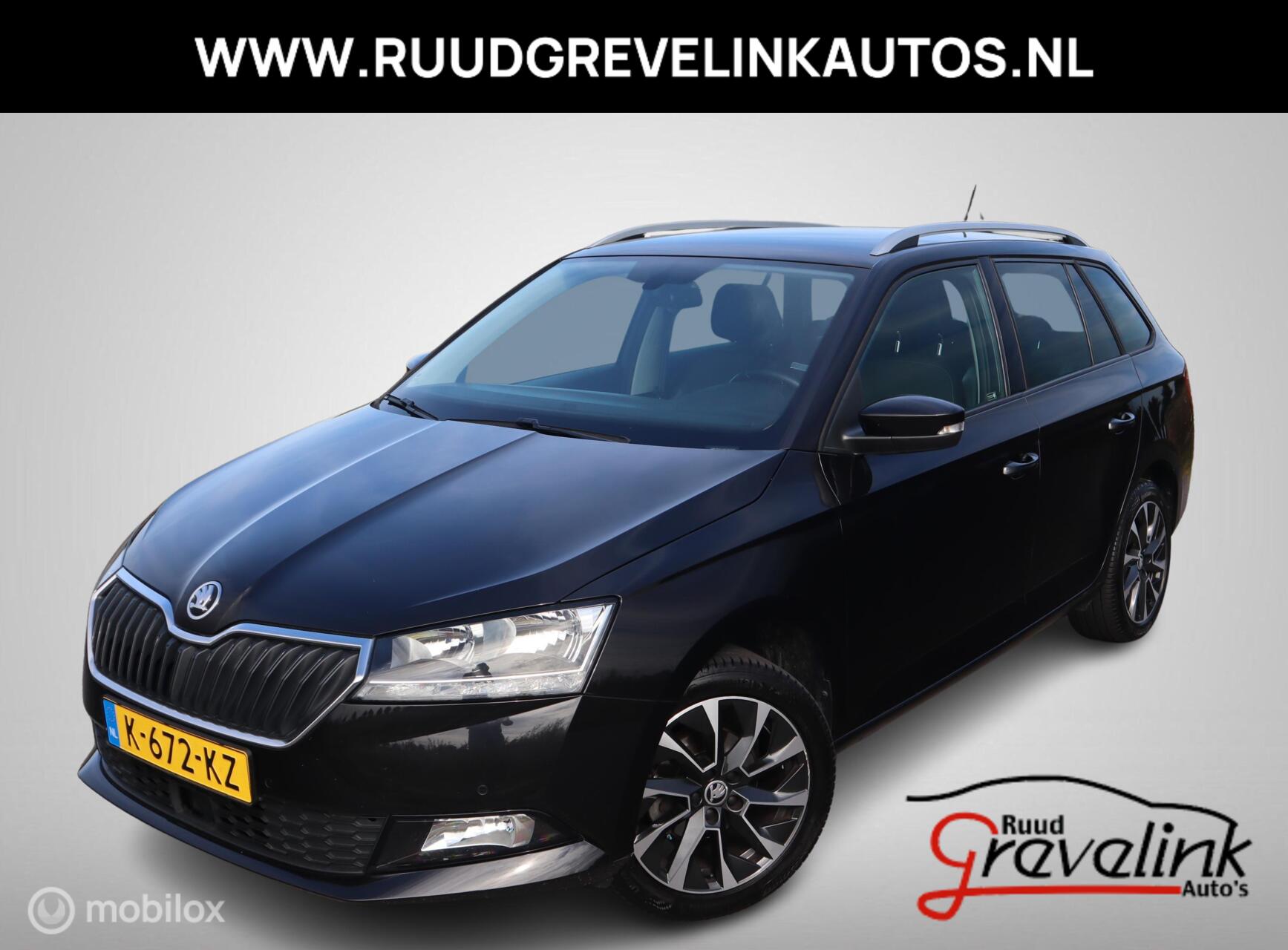 Skoda Fabia Combi TSI 95 PK B Edition Navigatie Stoelverw Pdc V+A Carplay 2021 - voorkant