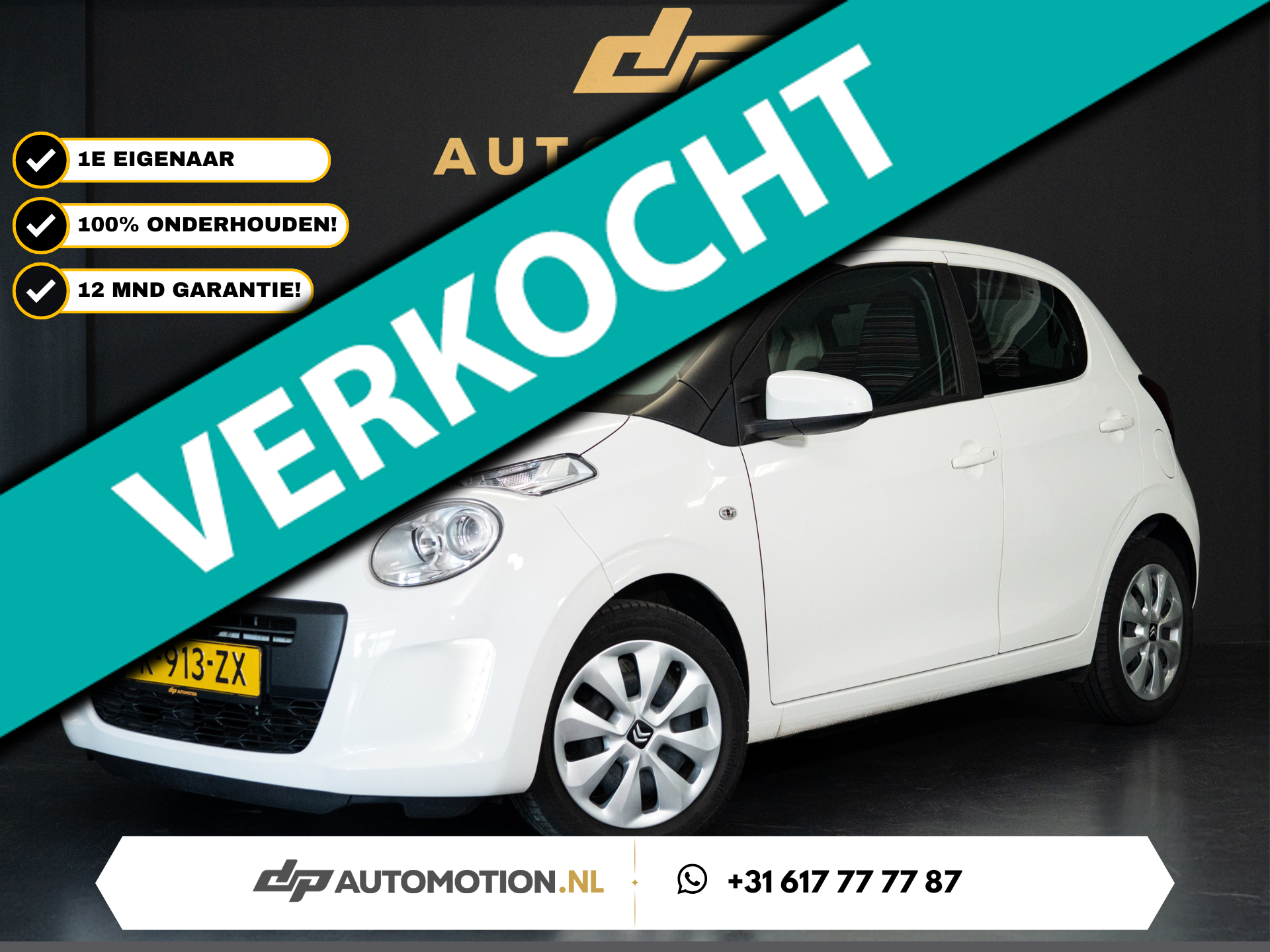 Citroen C1 1.0 VTi Feel 1e Eig | NL-Auto | Volledig onderhouden 2021 - voorkant