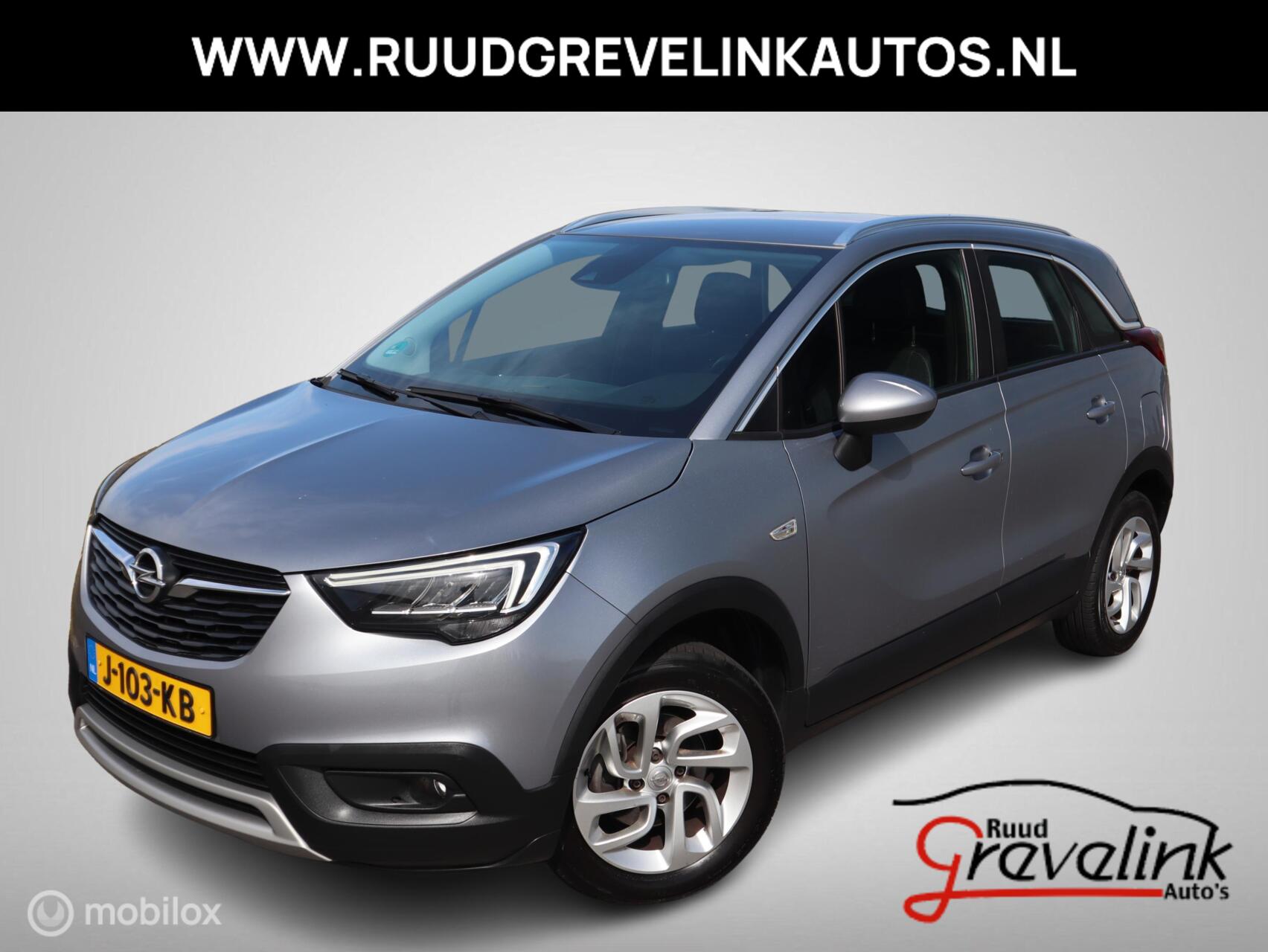 Opel Crossland X 1.2 Turbo 110 PK H6 Innovation NaviApp Trekhaak 1/4Leer Full Led Pdc 2020 - voorkant