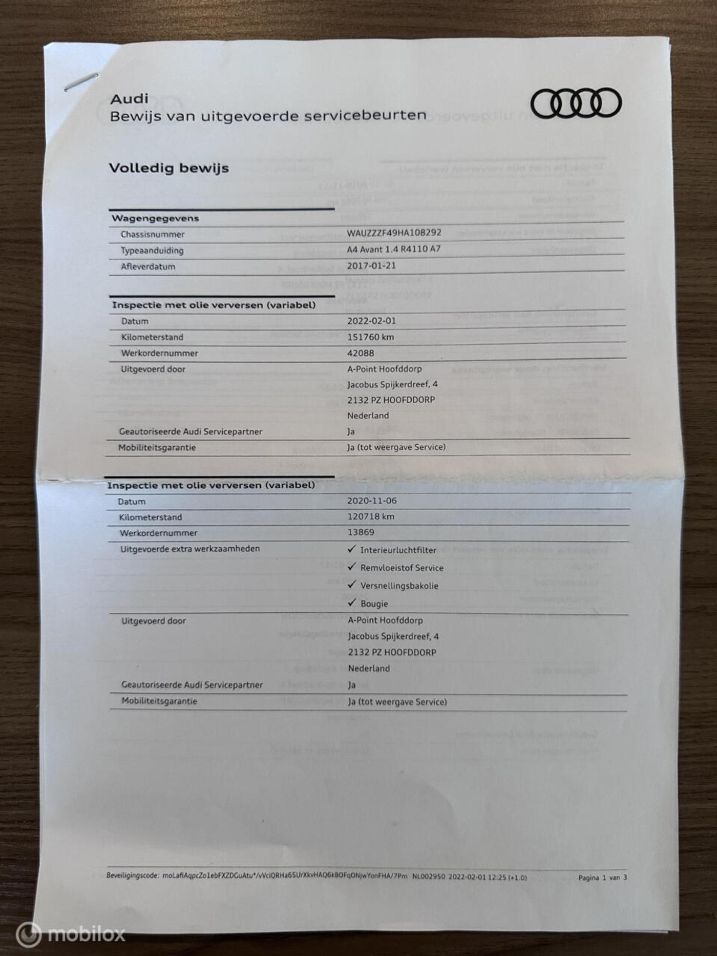 Foto van Audi A4 Avant