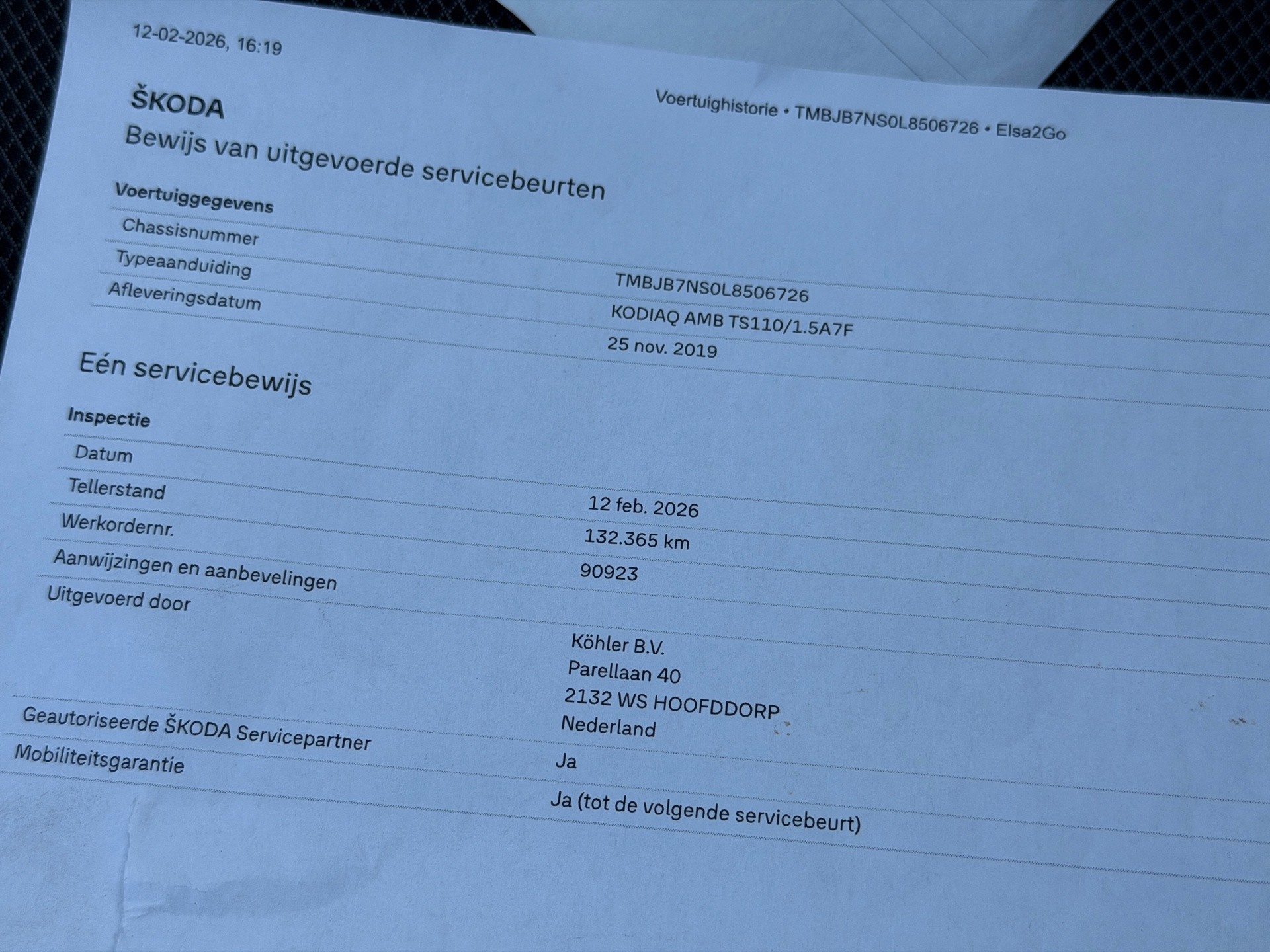 Foto van Skoda Kodiaq